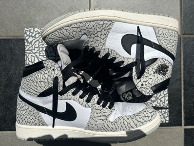 Nike Air Jordan 1 High OG "White Cement/Safari"
