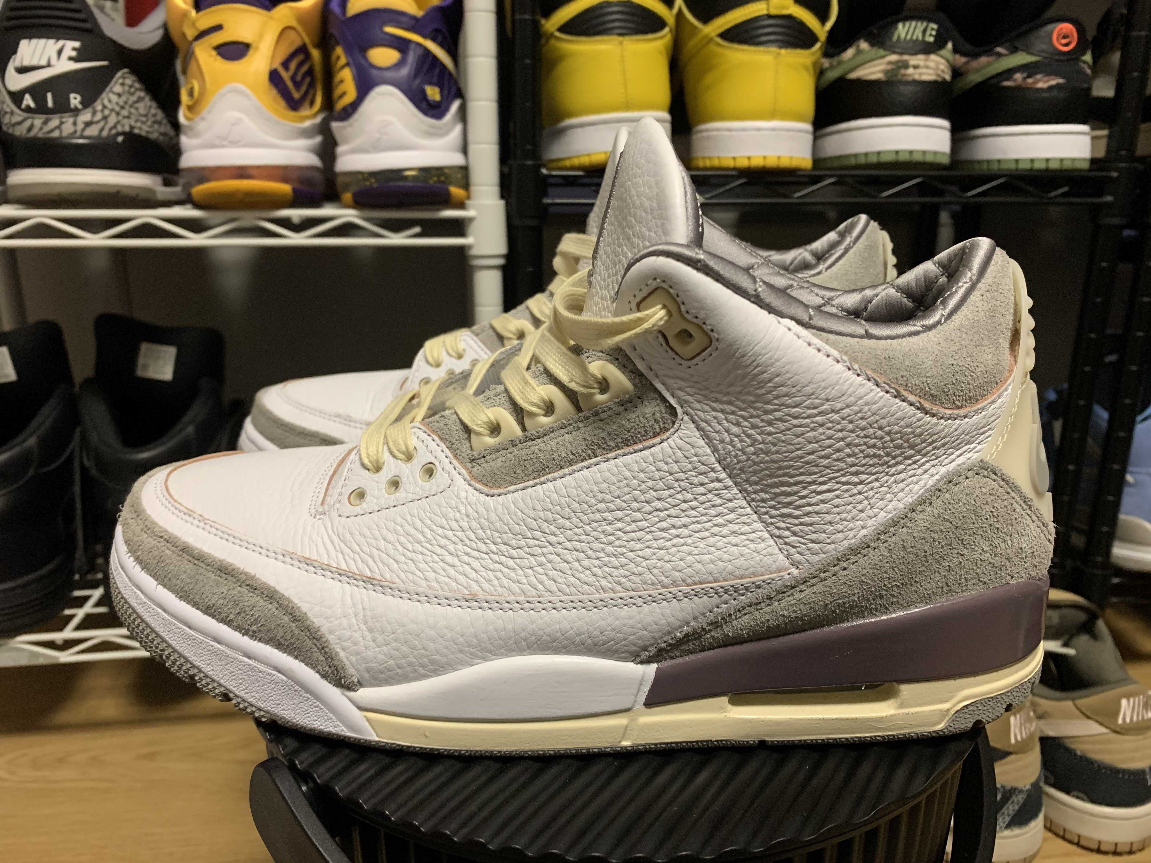 A Ma Maniere × Nike Women's Air Jordan 3 Retro SP "White/Medium Grey Violet Ore"