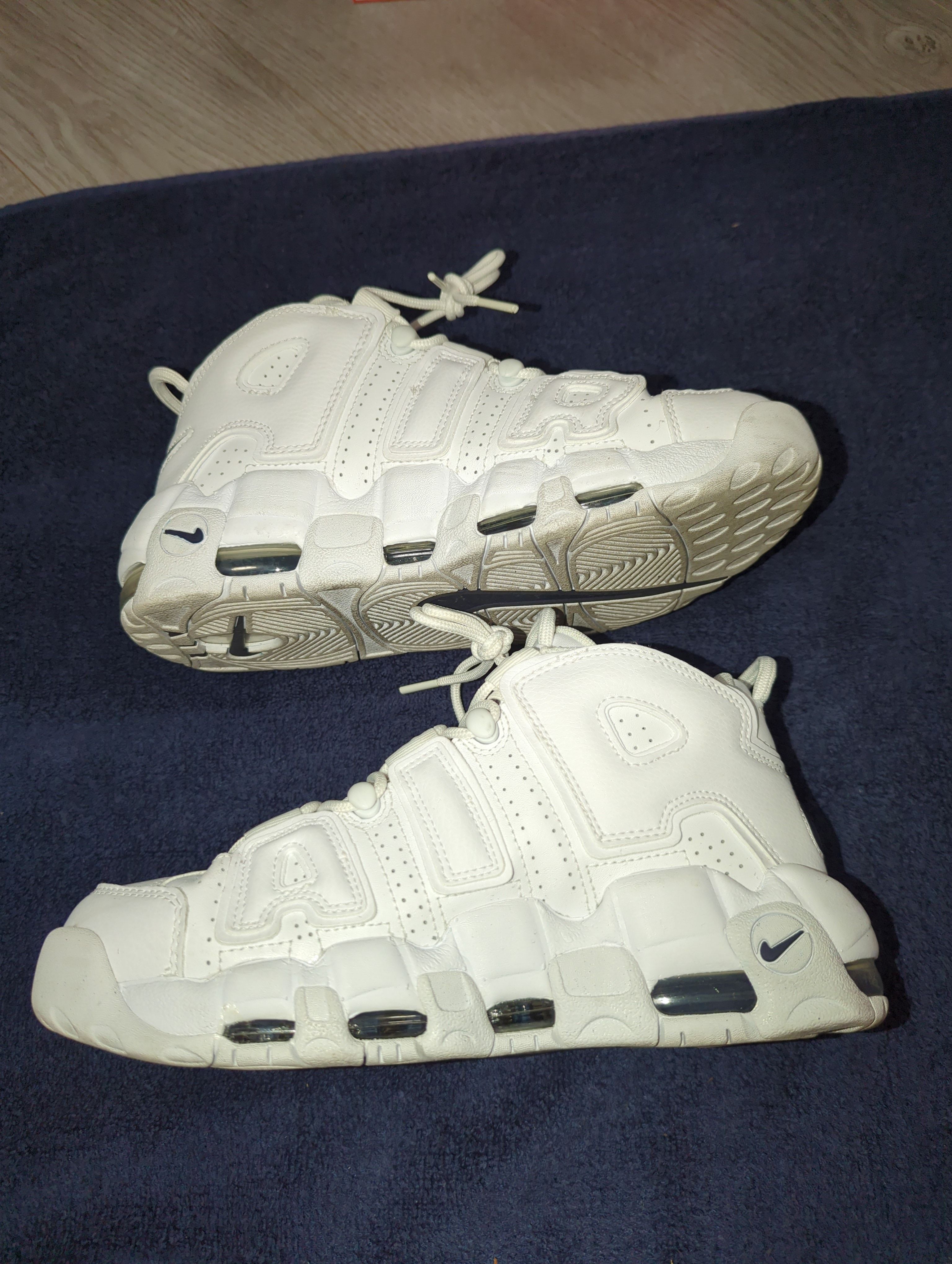 Nike Air More Uptempo "White/Midnight Navy"