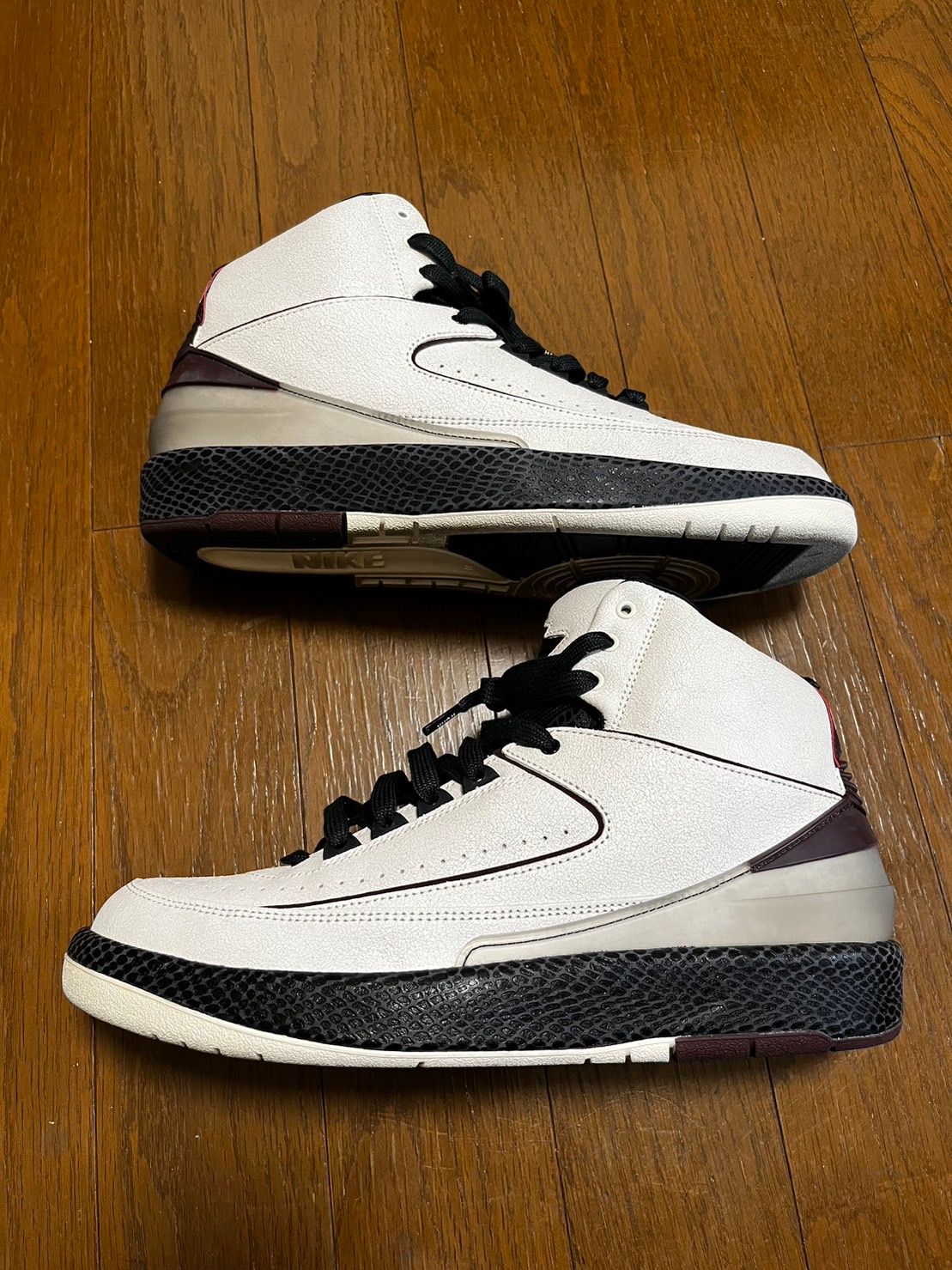 A Ma Maniere × Nike Air Jordan 2 "Airness/Sail and Burgundy"