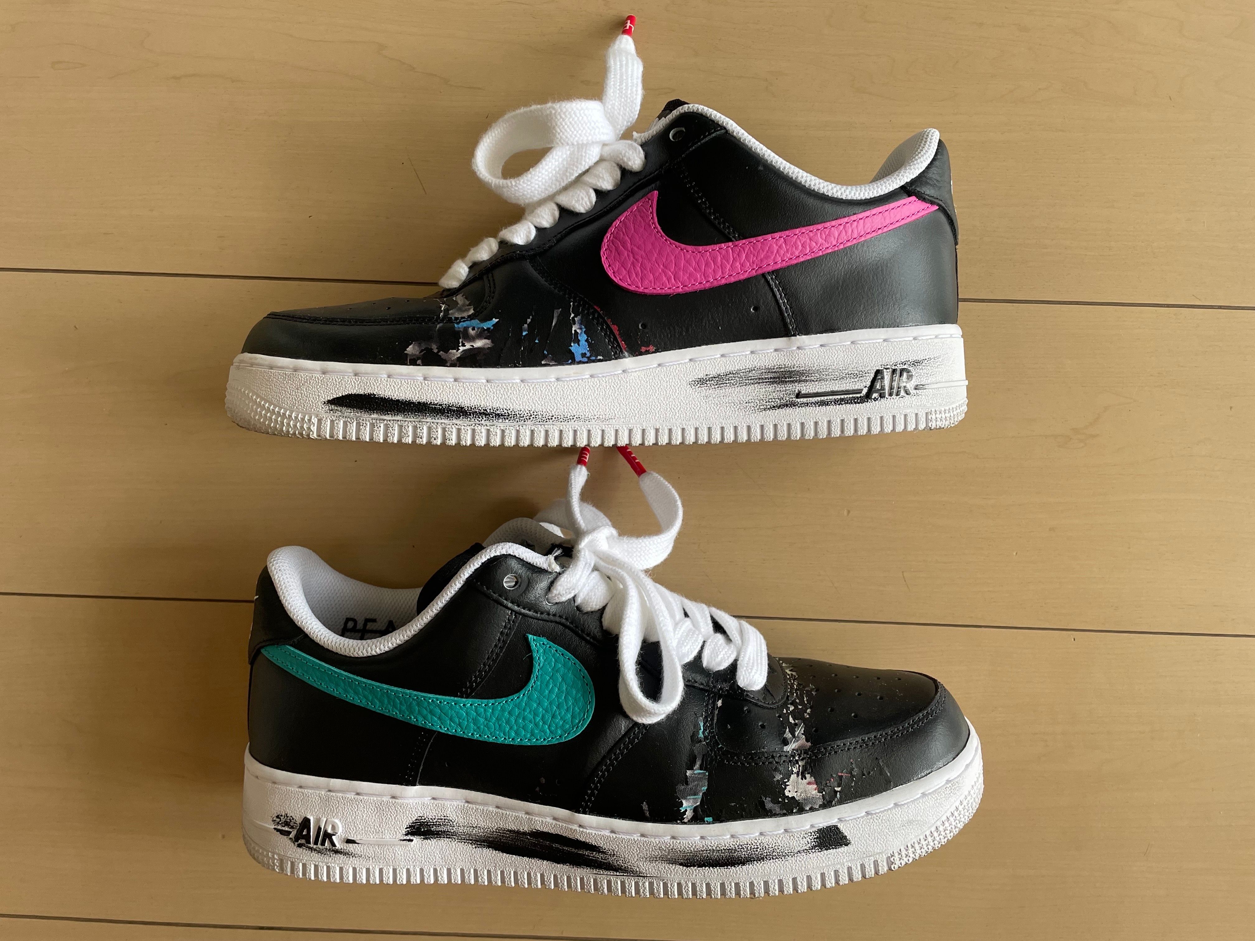 PEACEMINUSONE × Nike Air Force 1 Low '07 Para-Noise 3.0 "Black and Multi-Color" / G-DRAGON