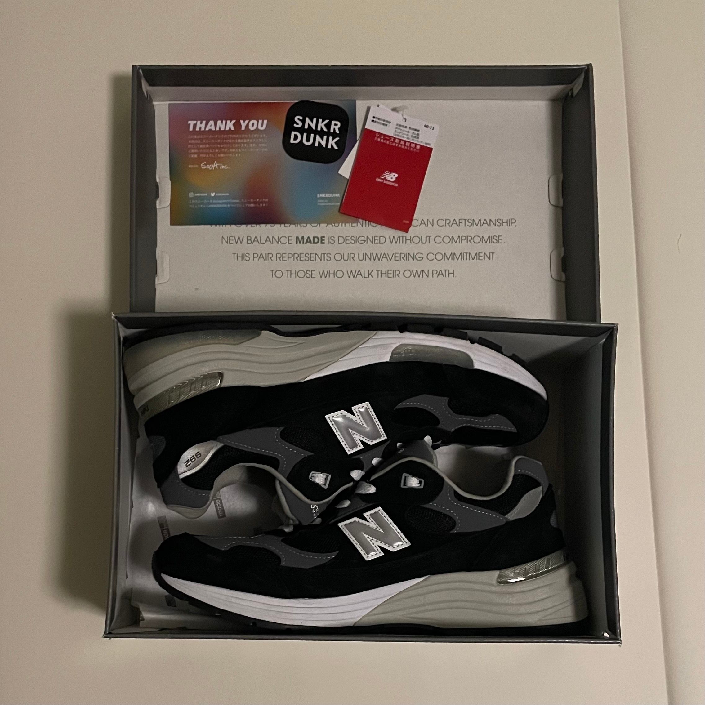 New Balance 992 "Black" (2021)