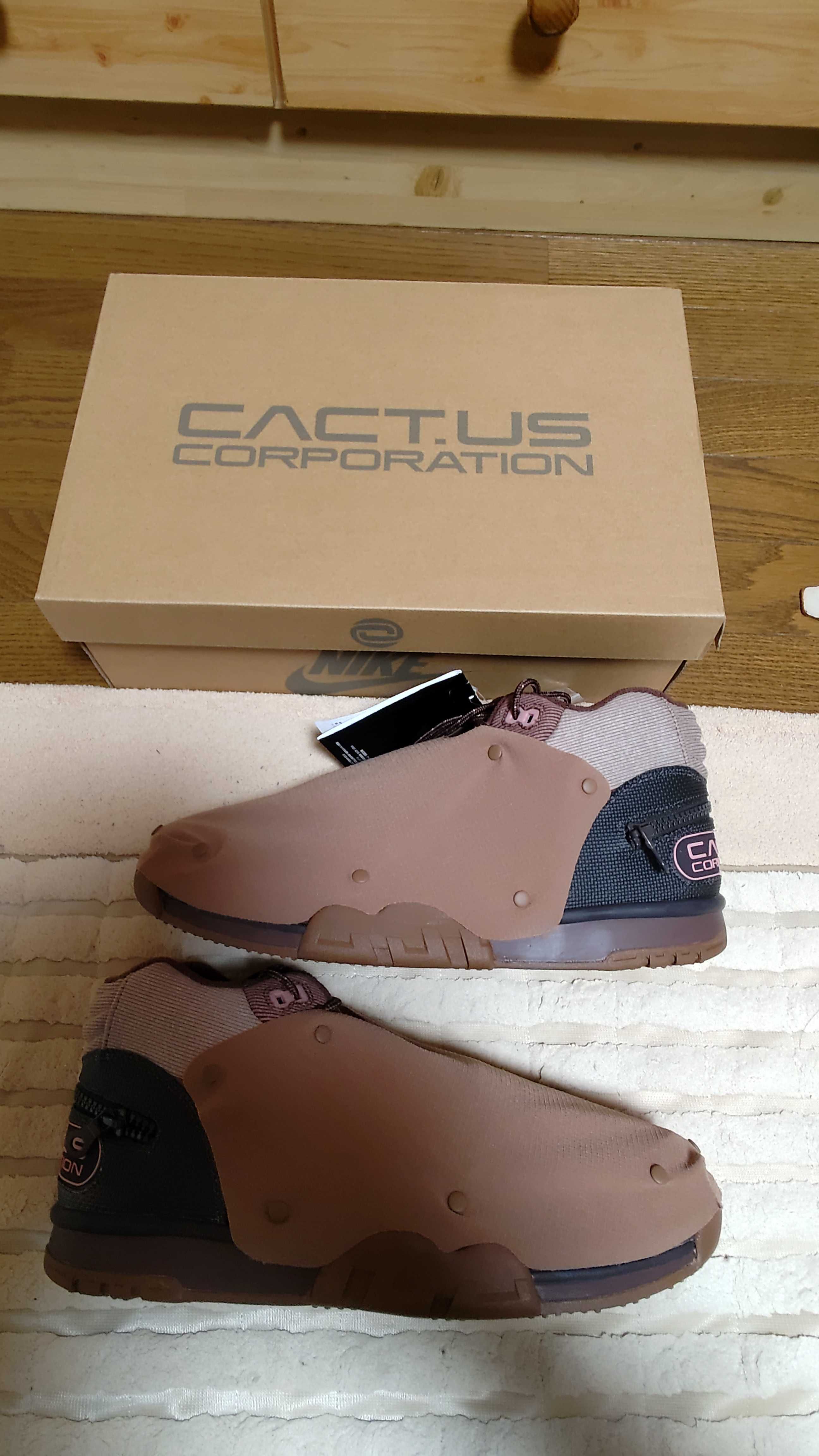 Travis Scott x Nike Air Trainer 1 SP "Archaeo Brown and Rust Pink"