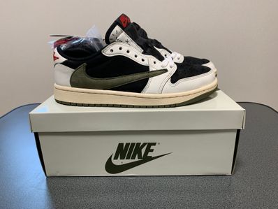 Travis Scott × Nike Women's Air Jordan 1 Low OG "Medium Olive"