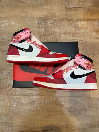 Spider-Man × Nike Air Jordan 1 Retro High OG SP "Spider-Man: Across the Spider-Verse/University Red"