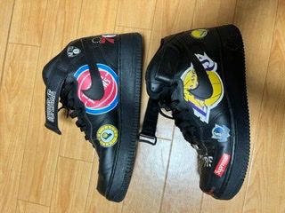 Supreme × NBA × Nike Air Force 1 Mid '07 "Black"