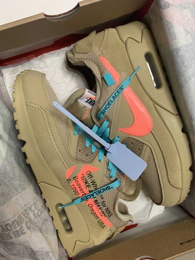 Off-White × Nike Air Max 90 "Desert Ore"