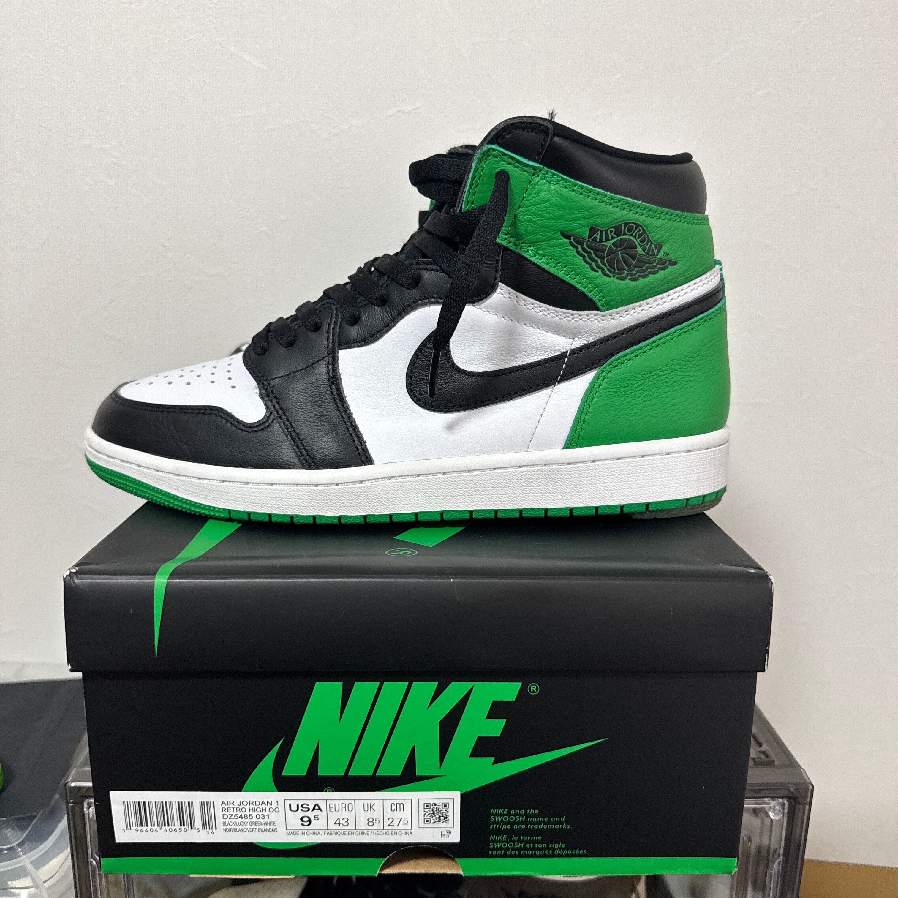 Nike Air Jordan 1 Retro High OG "Celtics/Black and Lucky Green" (2023)