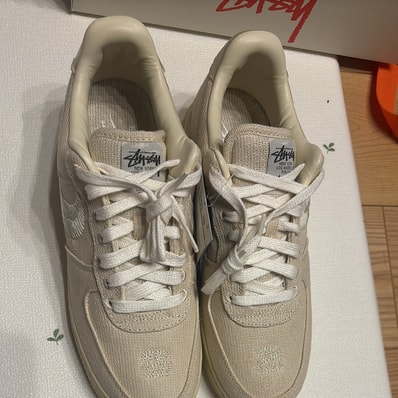 Stussy × Nike Air Force 1 Low "Fossil Stone"