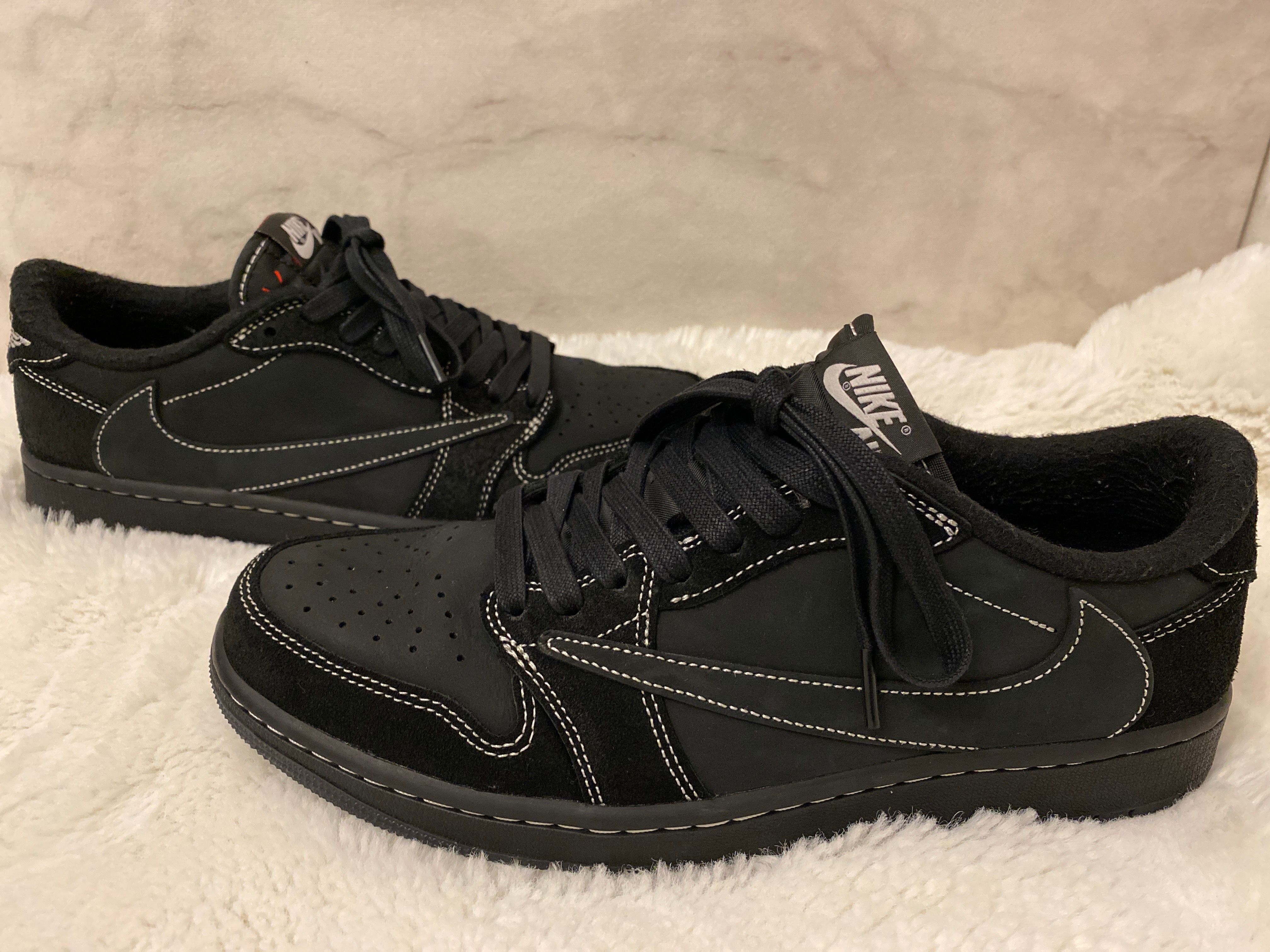 Travis Scott × Nike Air Jordan 1 Low OG SP "Black Phantom"