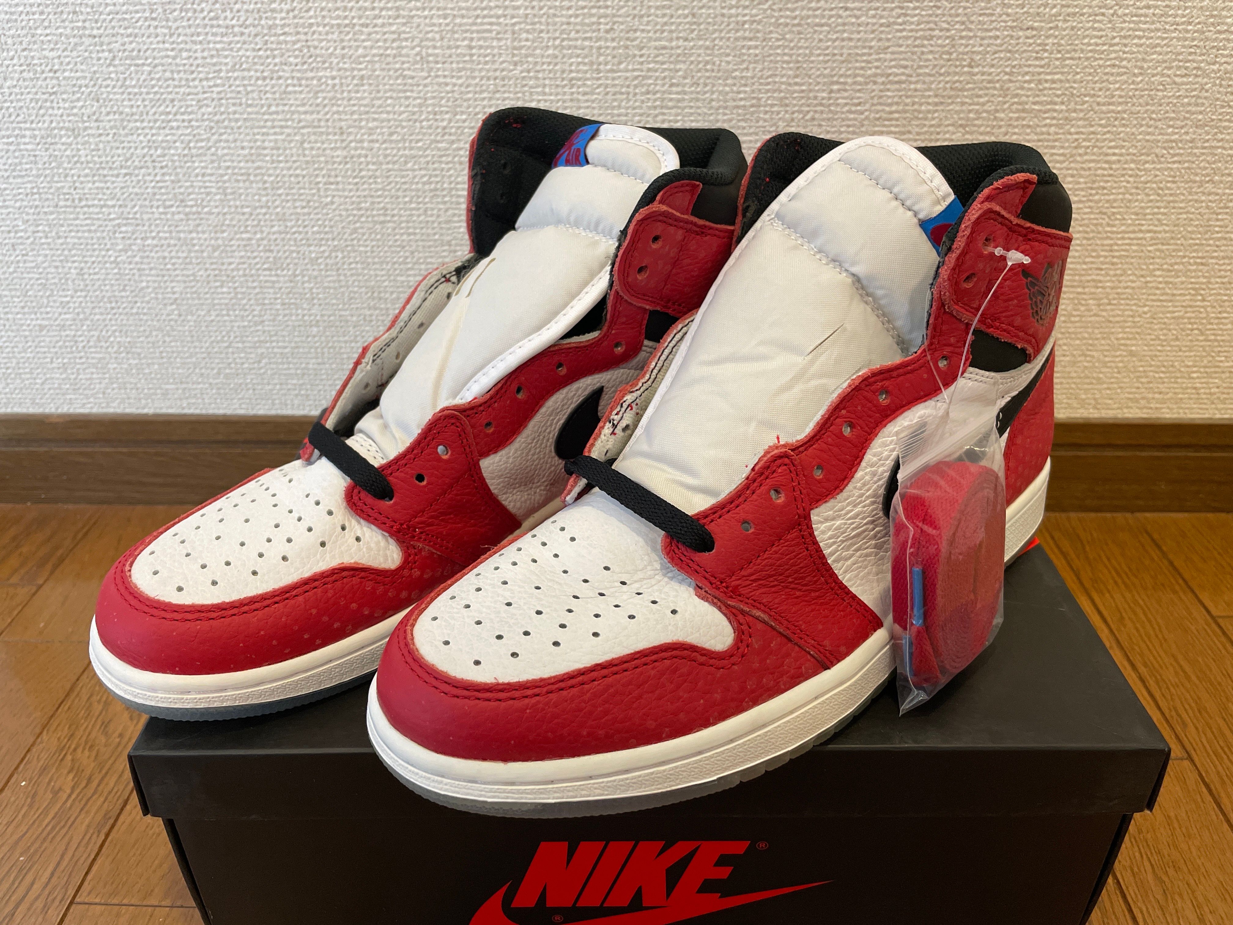 Spiderman × Nike Air Jordan 1 Origin Story "Gym Red/White/Photo Blue/Black"