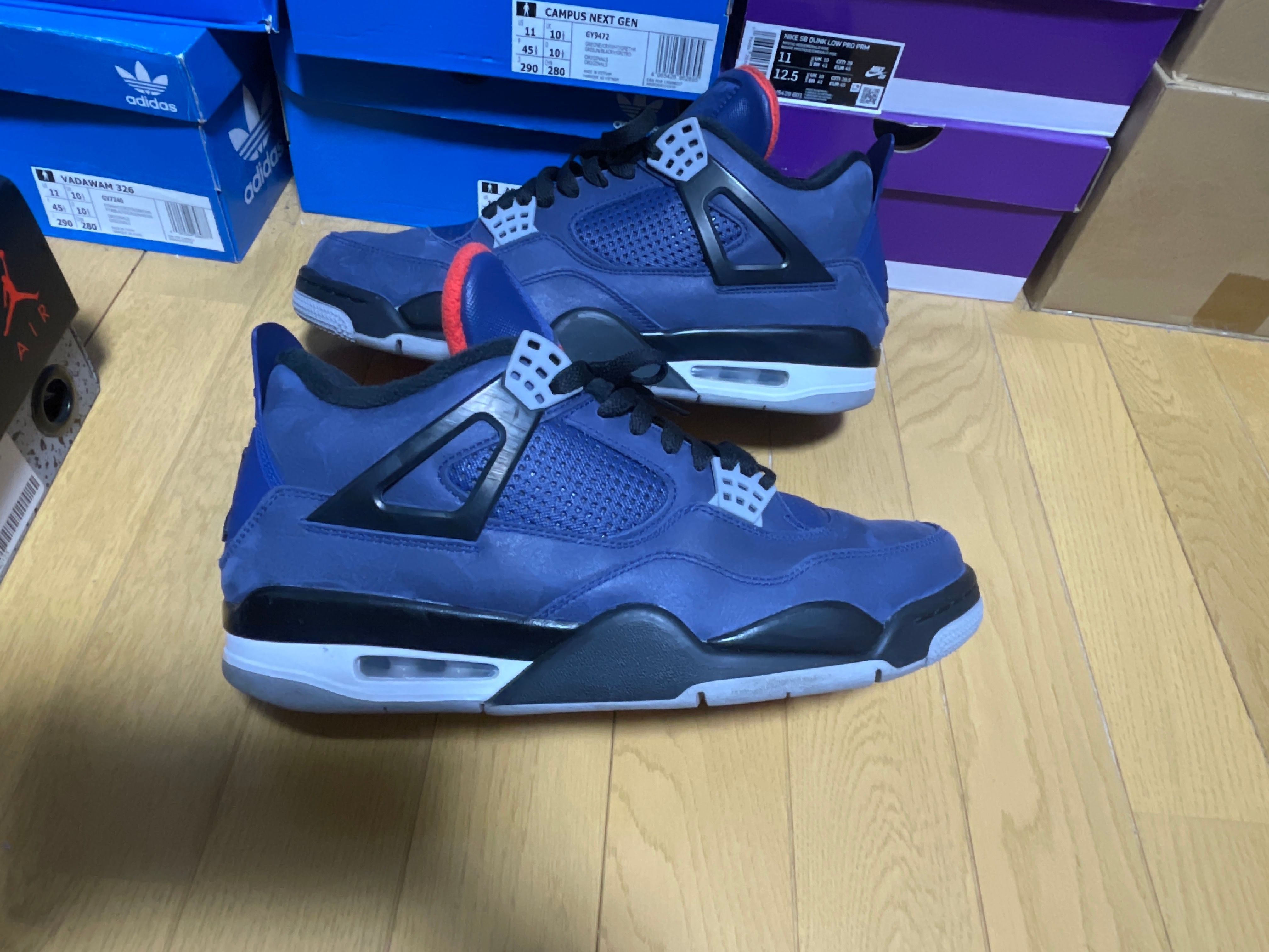 Nike Air Jordan 4 Retro WNTR "Loyal Blue/White/Black"