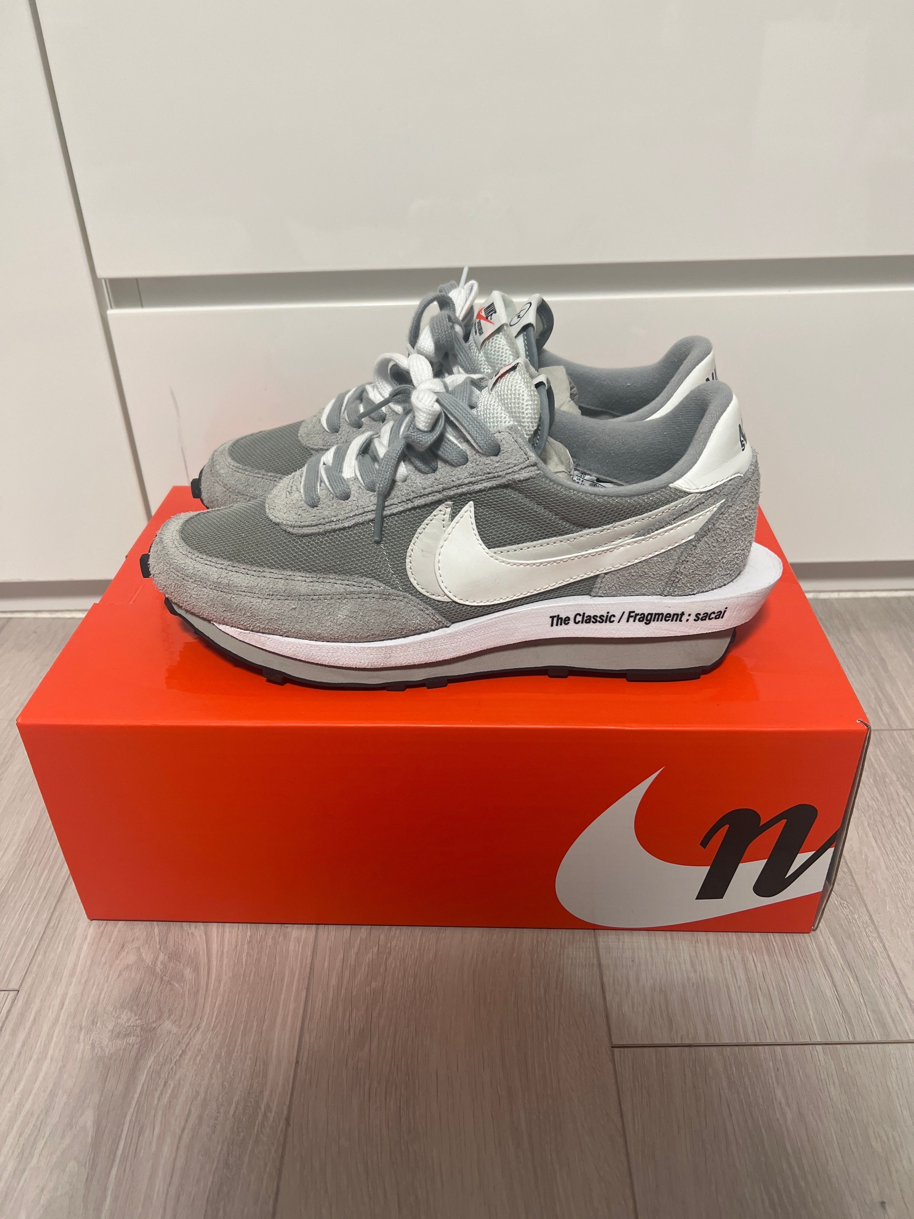 Fragment × sacai × Nike LD Waffle "Light Smoke Grey"