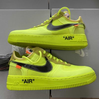 Off-White × Nike Air Force 1 Low "Volt"