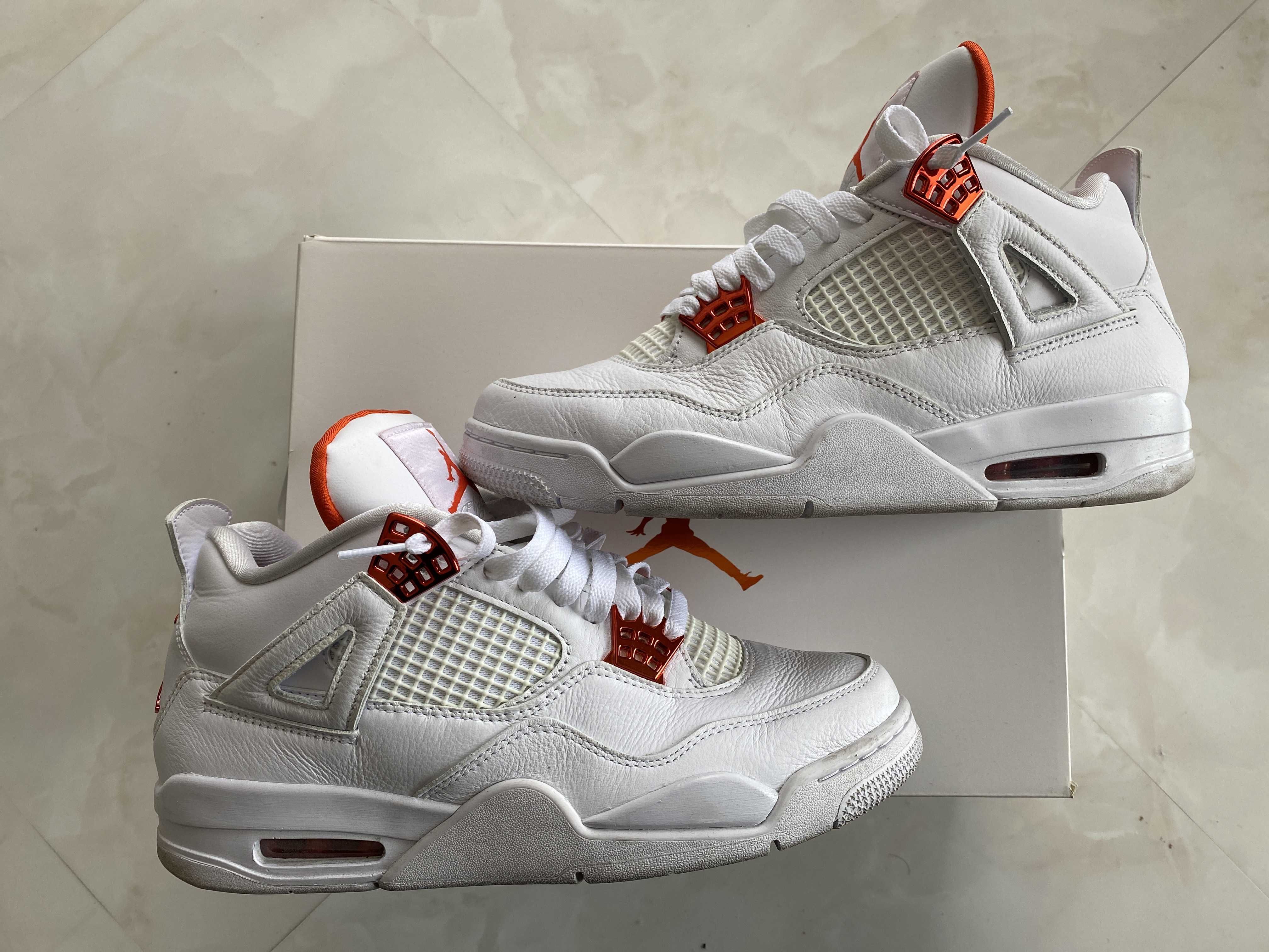 Nike Air Jordan 4 Retro "White/Team Orange"