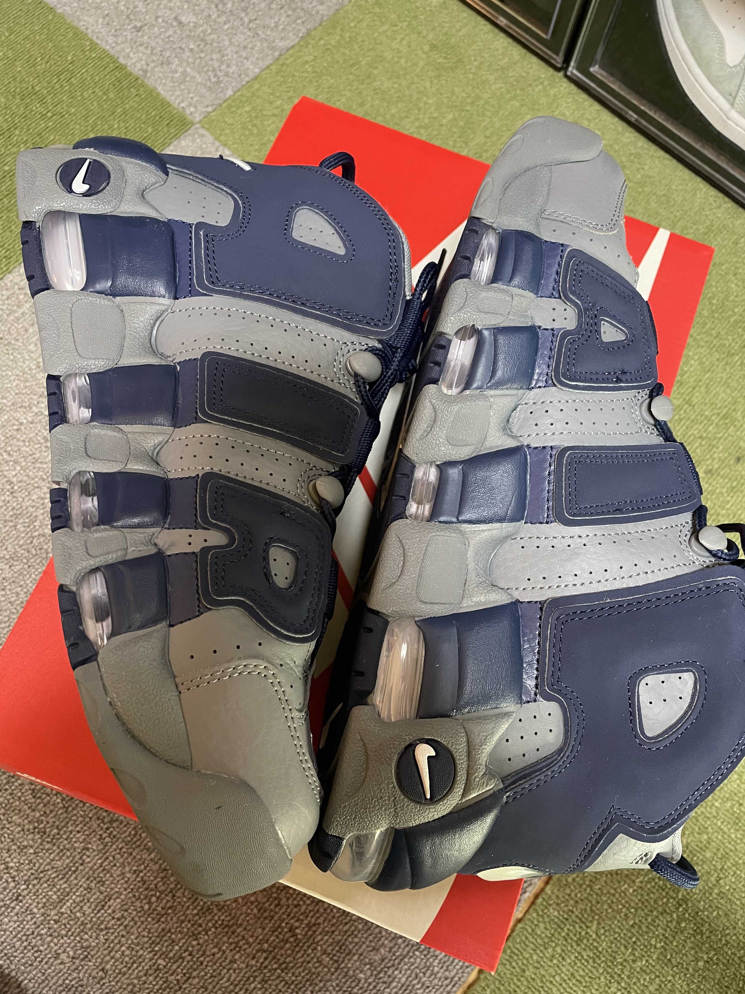 Nike Air More Uptempo '96 "Cool Grey/White/Midnight Navy"