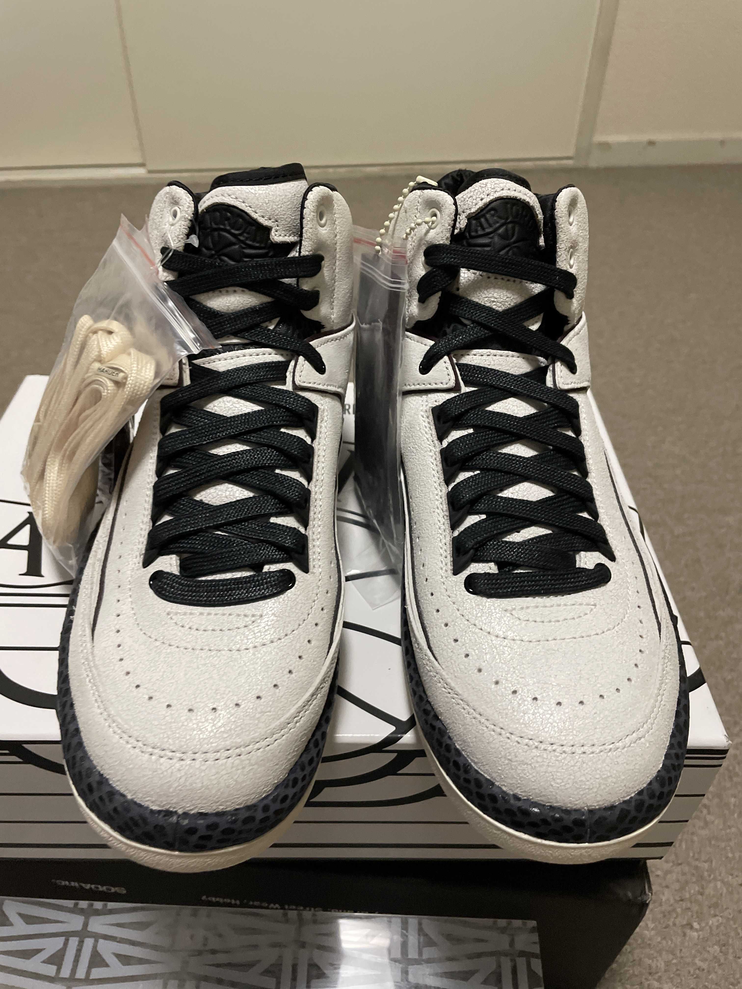 A Ma Maniere × Nike Air Jordan 2 "Airness/Sail and Burgundy"