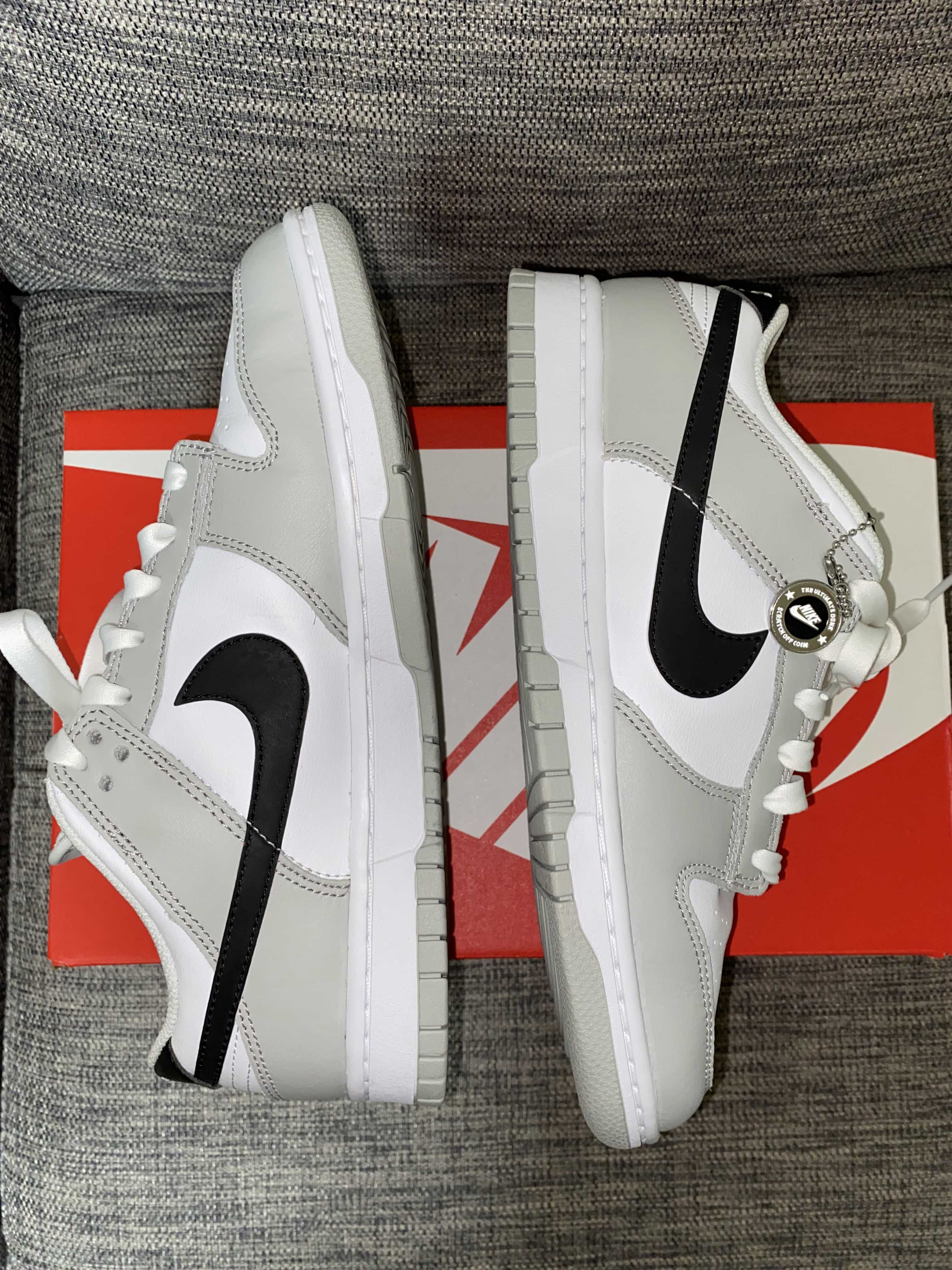 Nike Dunk Low SE Lottery "Grey Fog/Light Crimson"