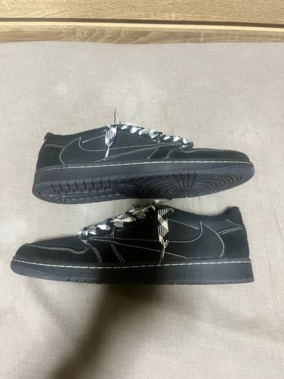 Travis Scott × Nike Air Jordan 1 Low OG SP "Black Phantom"