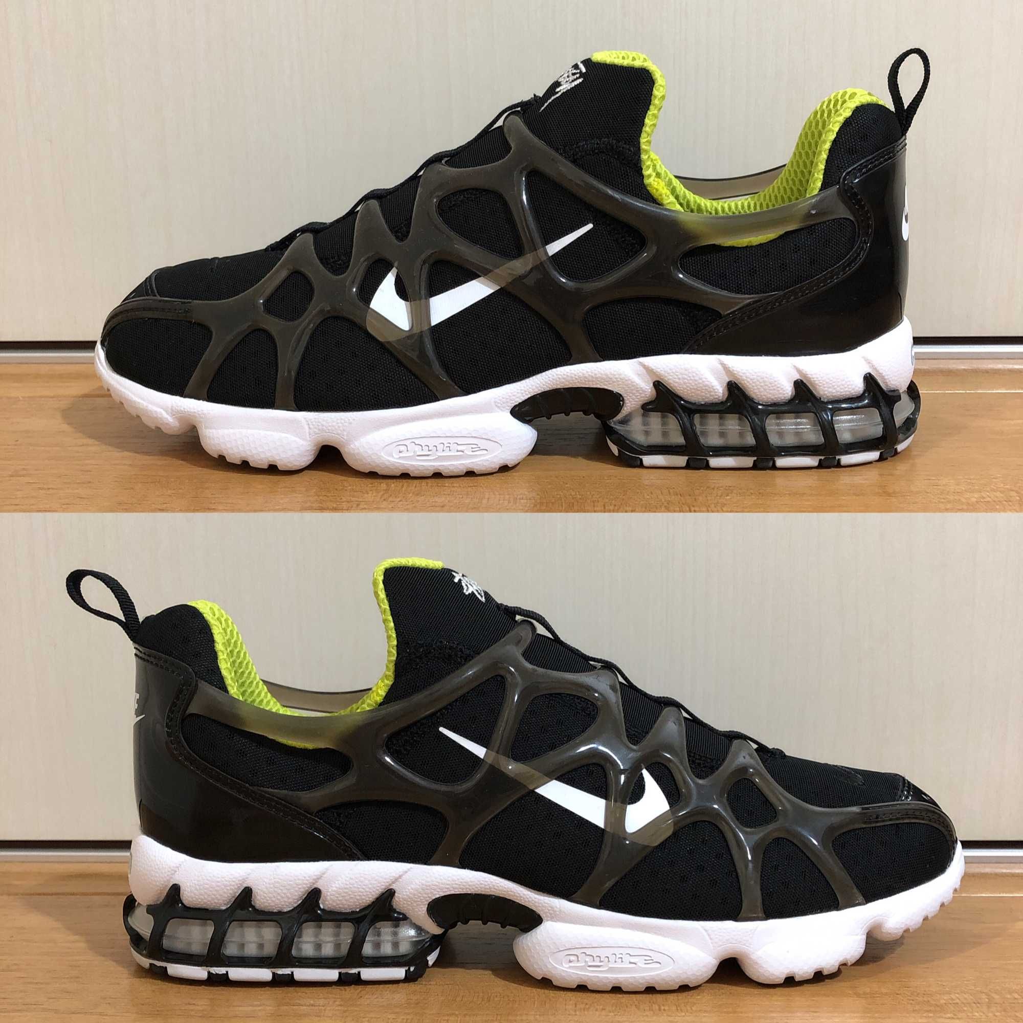 Stussy x Nike Air Zoom Kukini "Black/White/Bright Cactus"