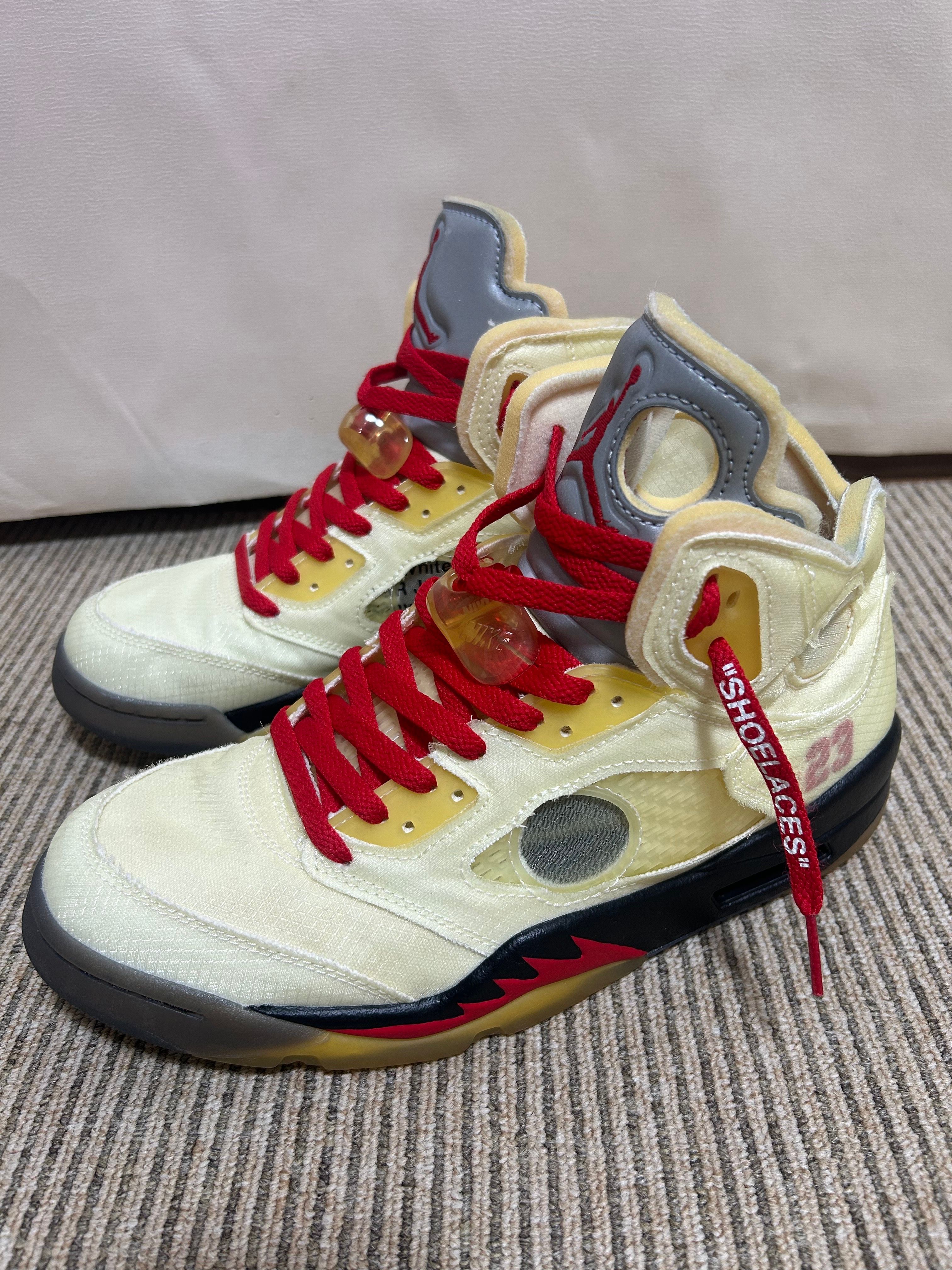 Off-White × Nike Air Jordan 5 "Sail"