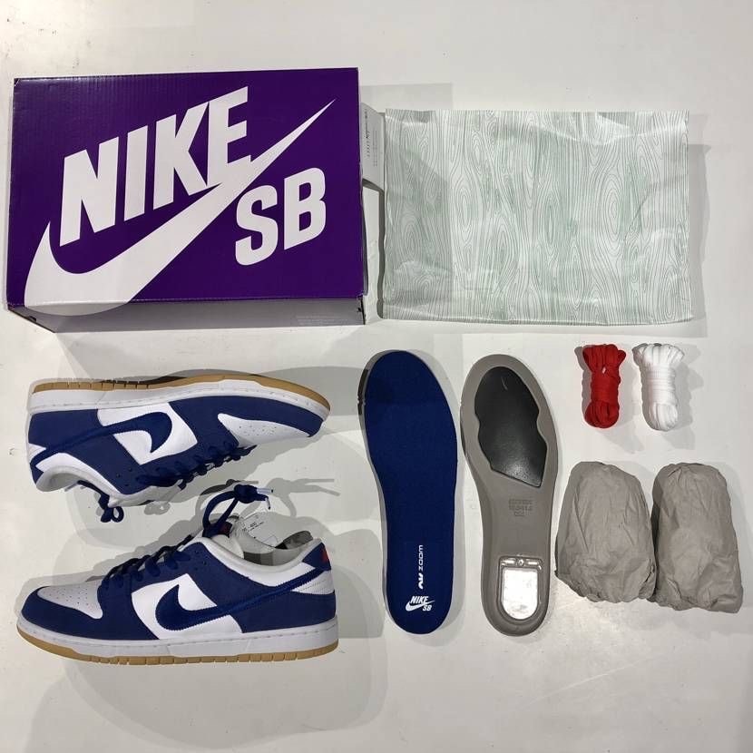 Nike SB Dunk Low "Los Angeles Dodgers/Deep Royal Blue"