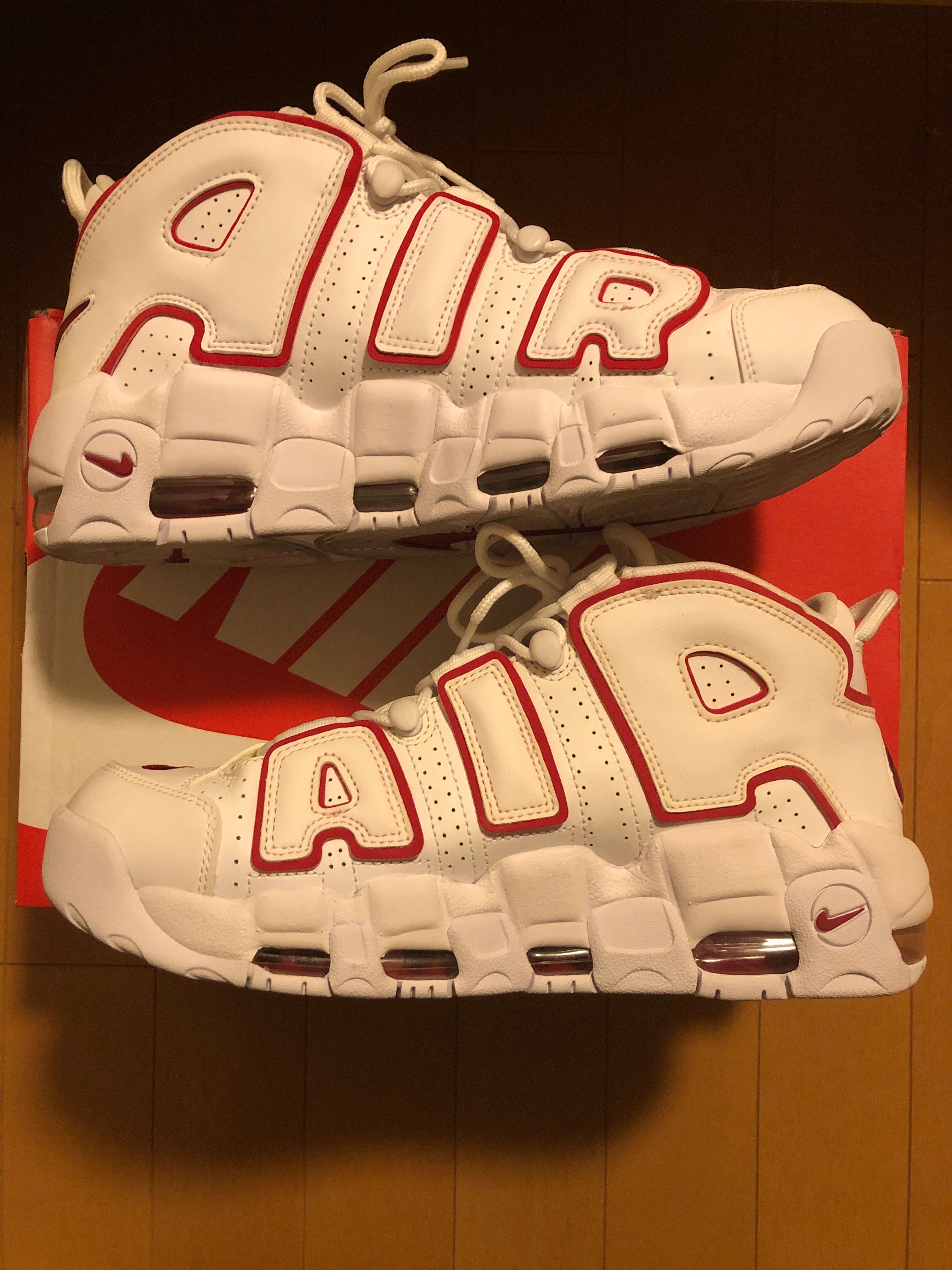 NIKE AIR MORE UPTEMPO "WHITE/VARSITY RED" (2021)