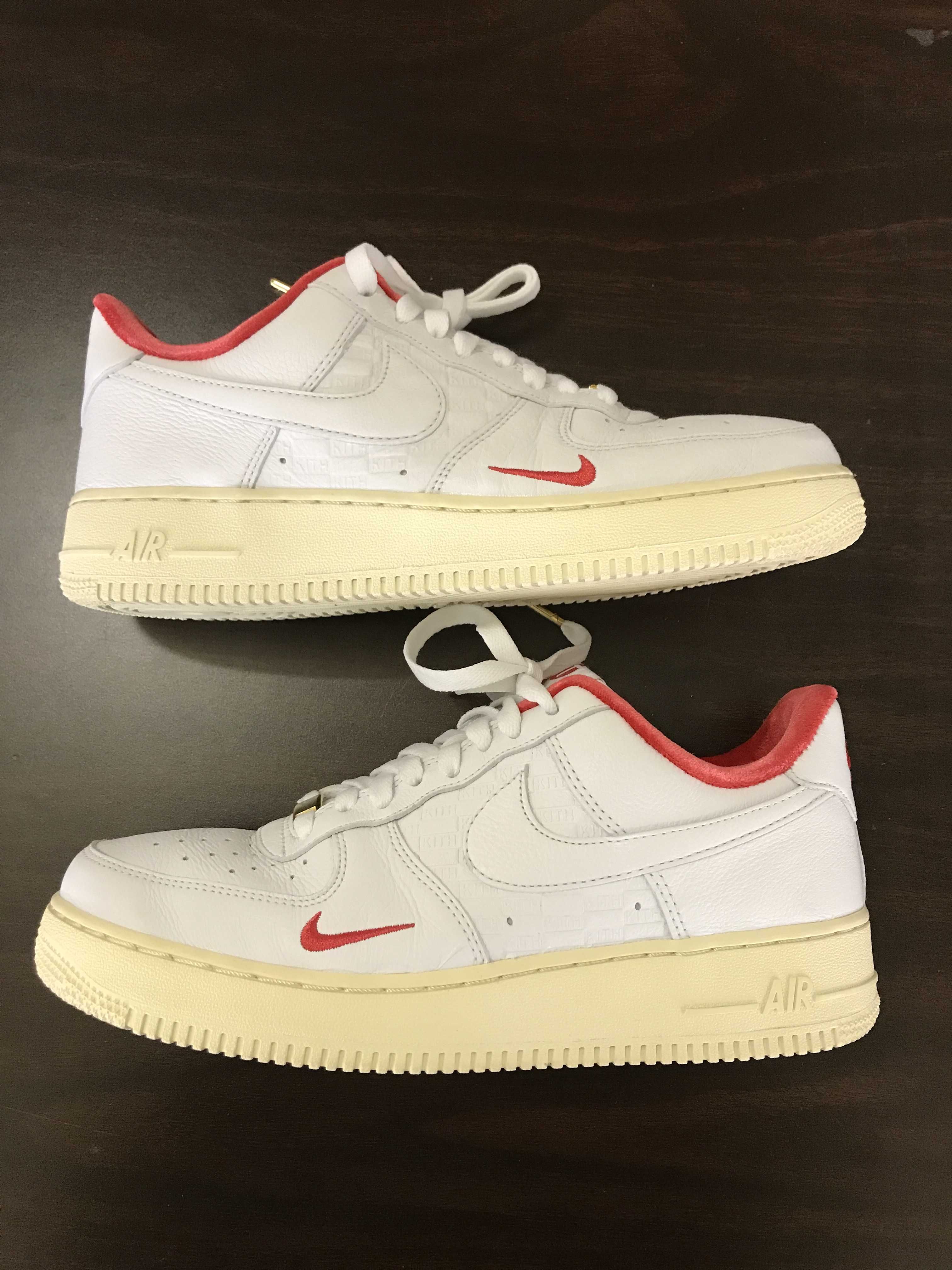 KITH × Nike Air Force 1 Low "White/Red"