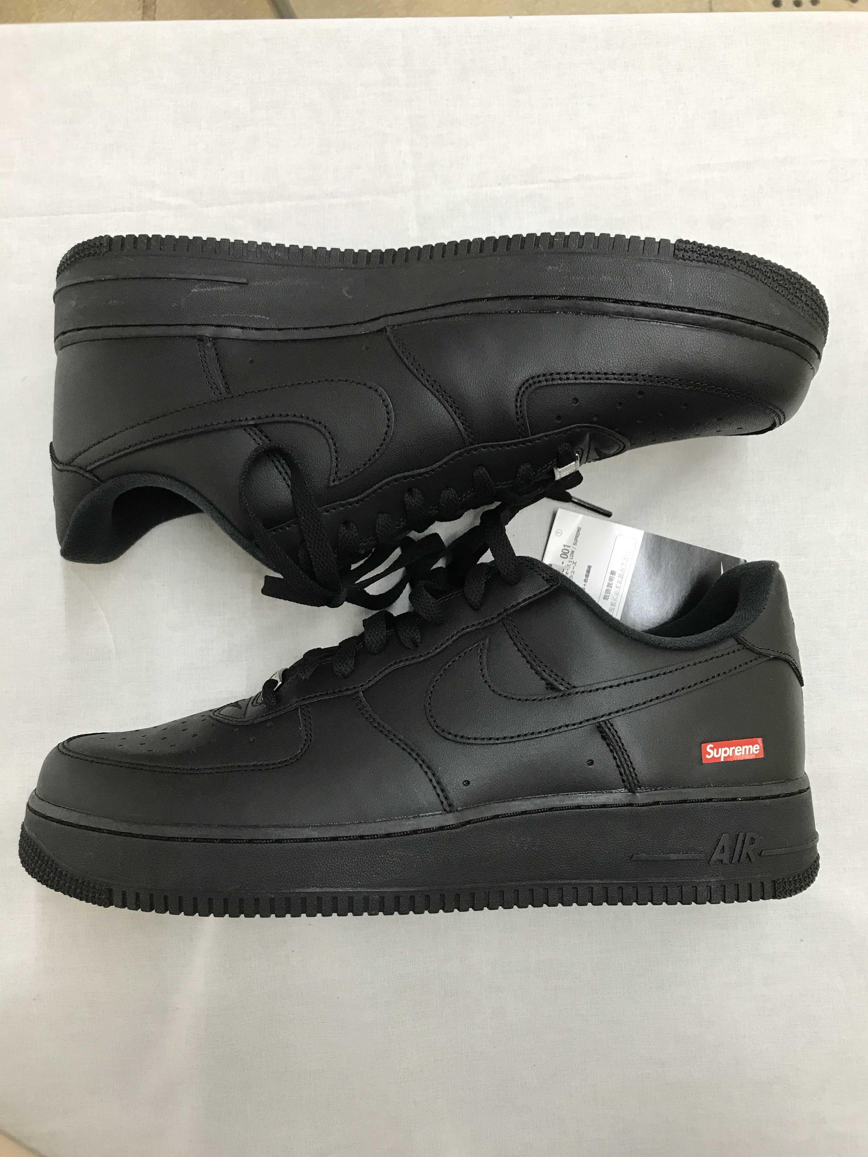 Supreme × Nike Air Force 1 Low "Black"