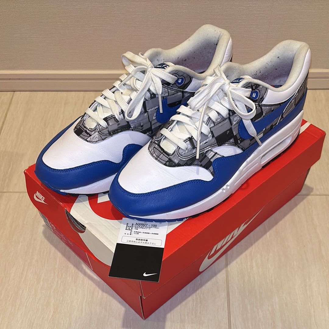 atmos × Nike Air Max 1 Blue "We Love Nike"