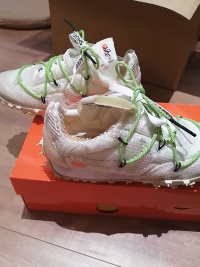 Off-White × Nike Women's Waffle Racer "White"