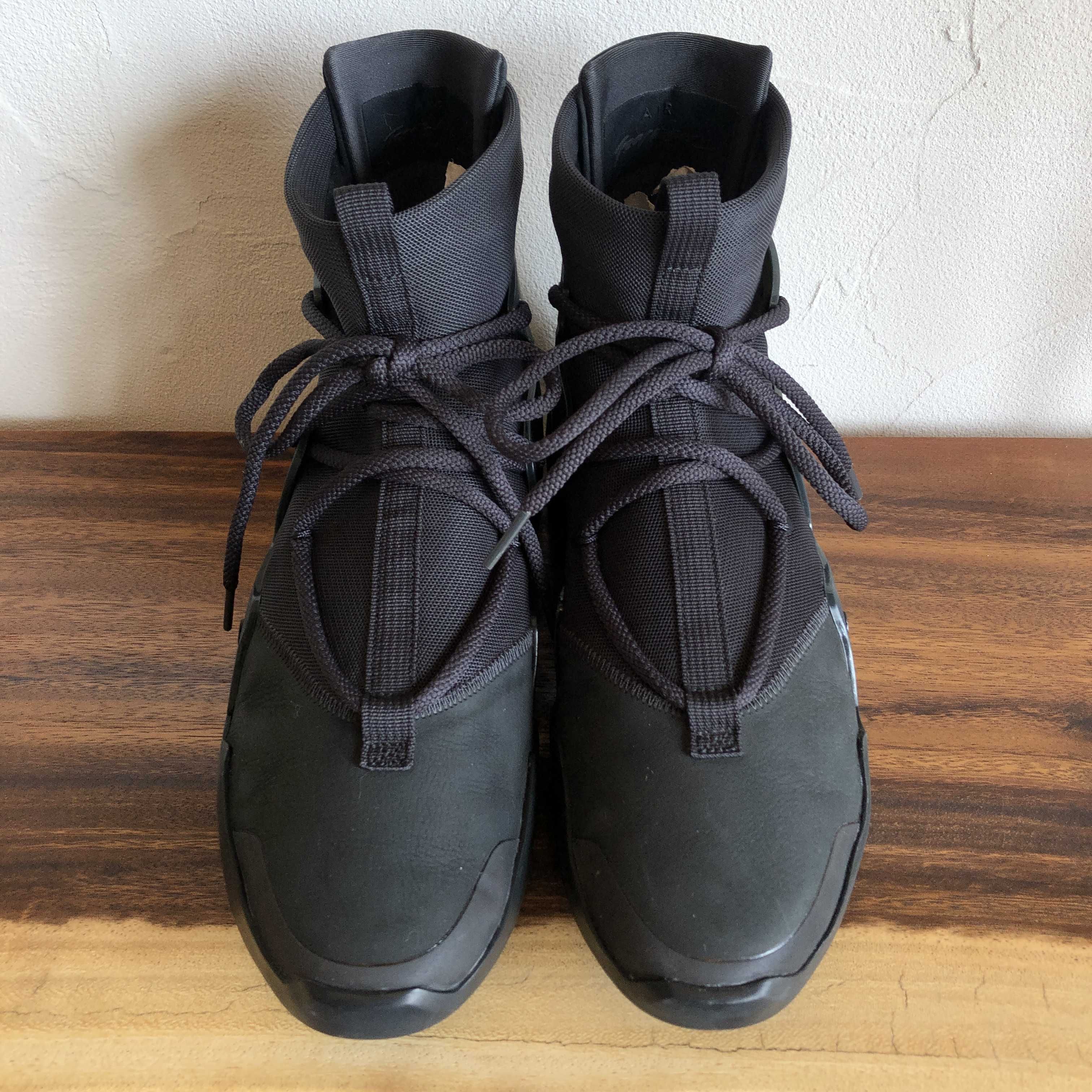 Fear Of God × Nike Air  1 "Triple Black"
