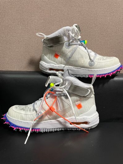 Off-White × Nike Air Force 1 Mid "White"