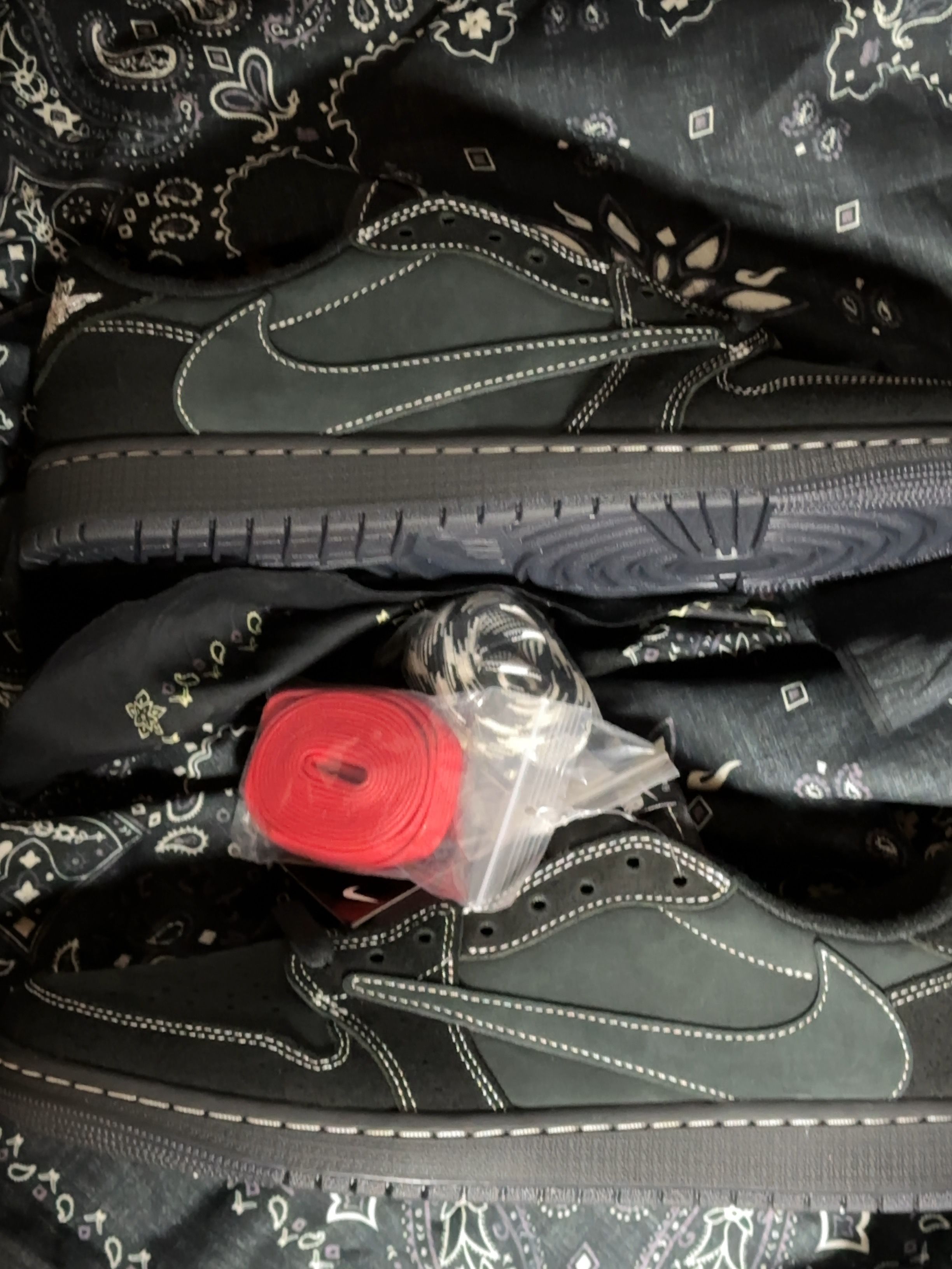 Travis Scott × Nike Air Jordan 1 Low OG SP "Black Phantom"