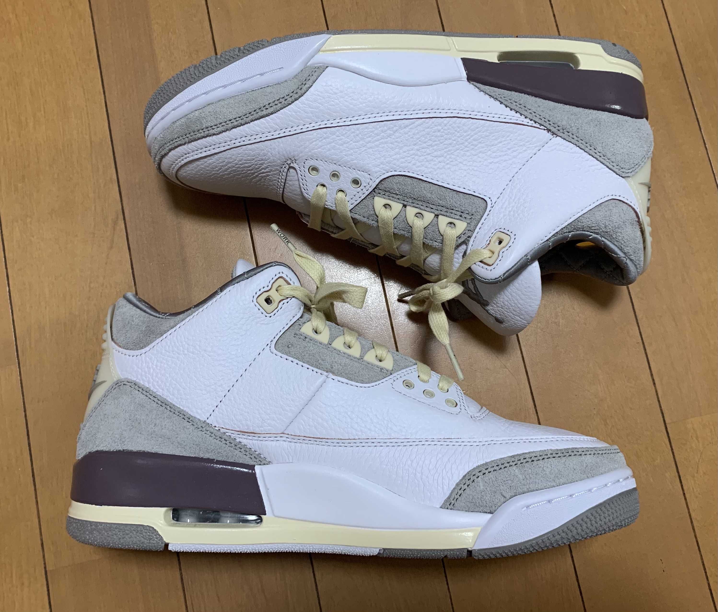 A Ma Maniere × Nike Women's Air Jordan 3 Retro SP "White/Medium Grey Violet Ore"