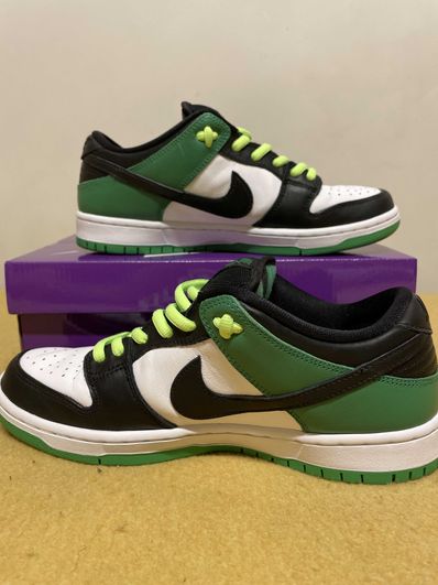Nike SB Dunk Low Pro "Black and Classic Green"