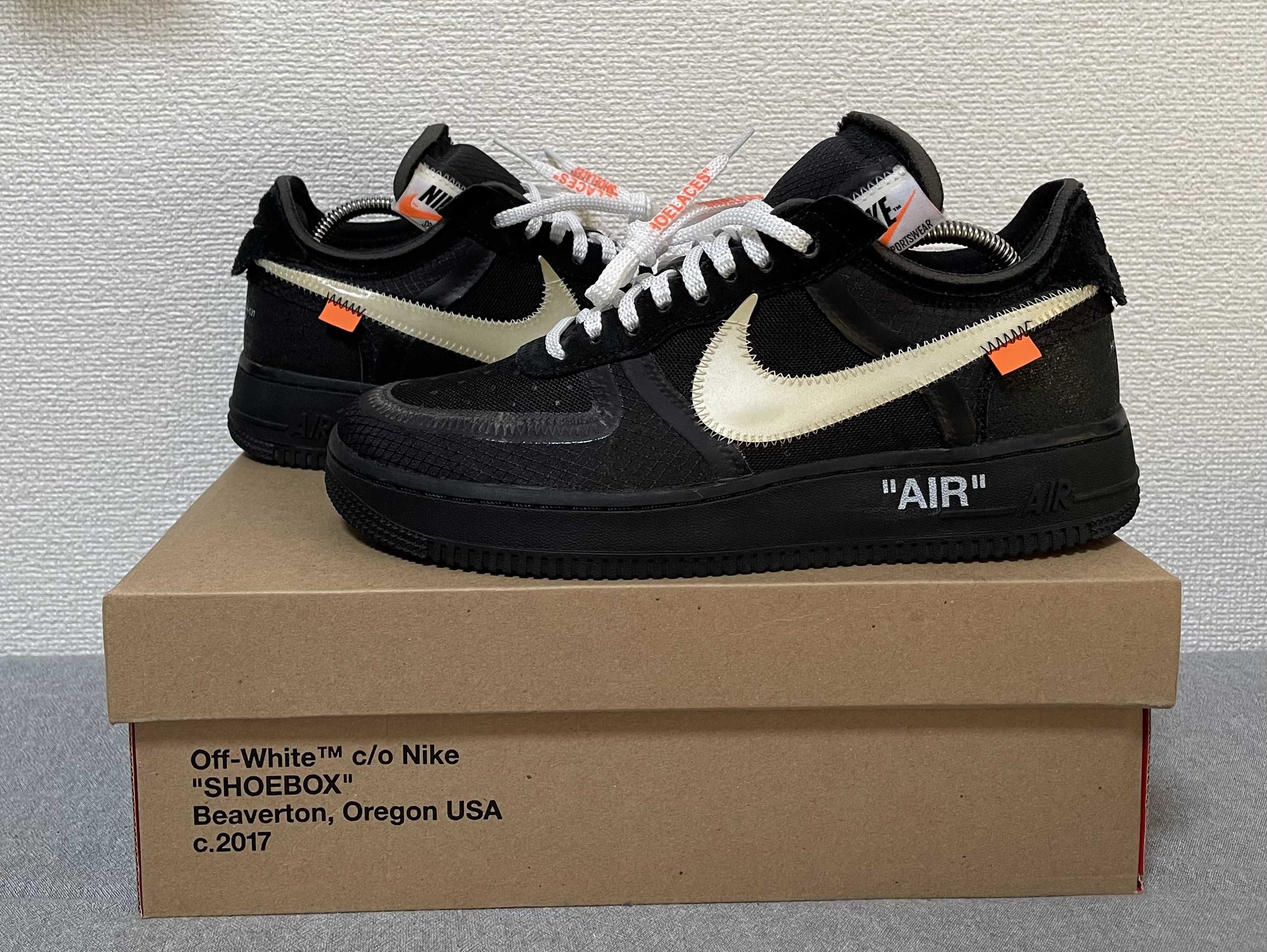 Off-White × Nike Air Force 1 Low "Black"