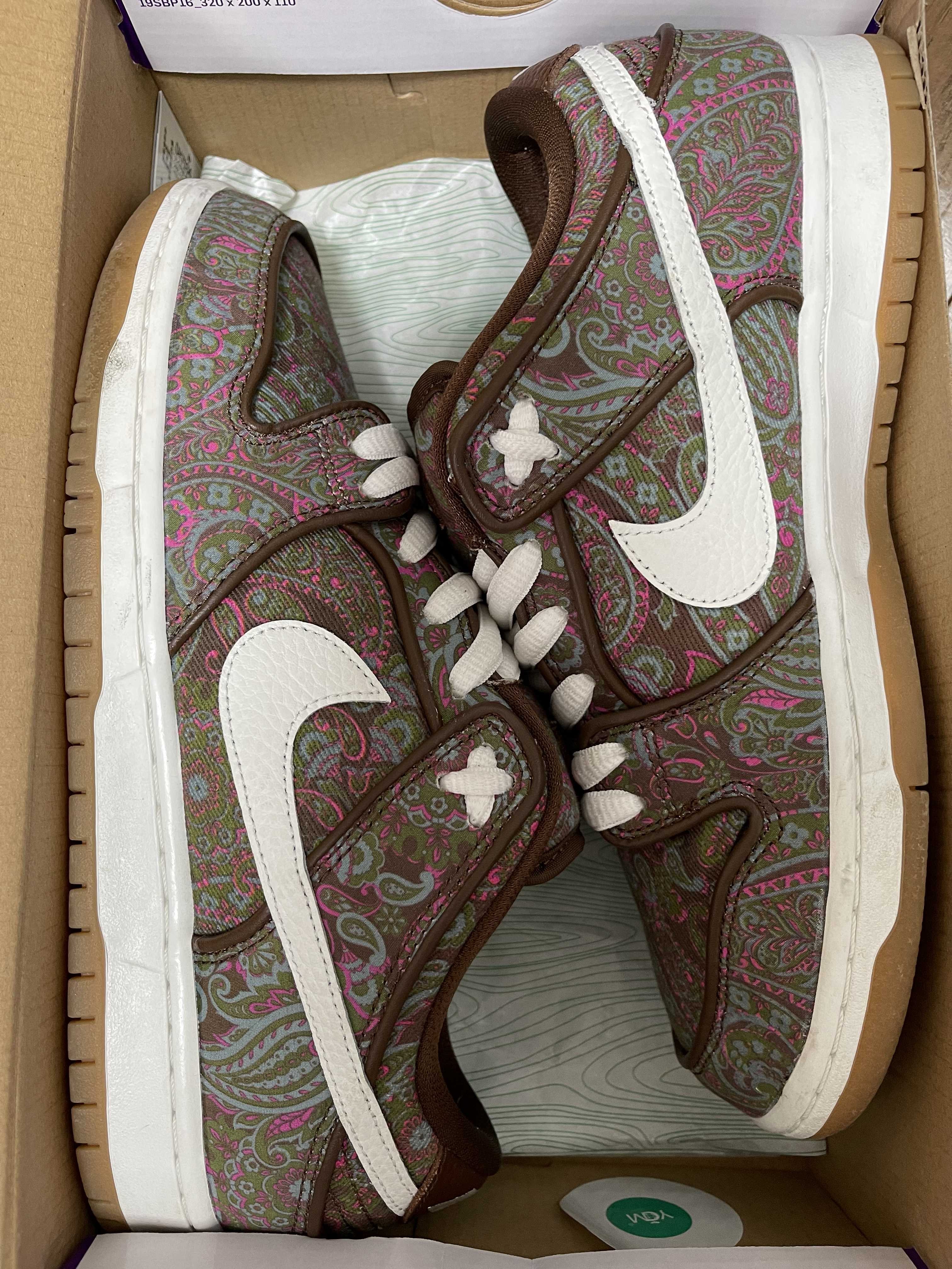 Nike SB Dunk Low PRM "Brown Paisley"