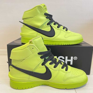 AMBUSH × NIKE DUNK HIGH "FLASH LIME"