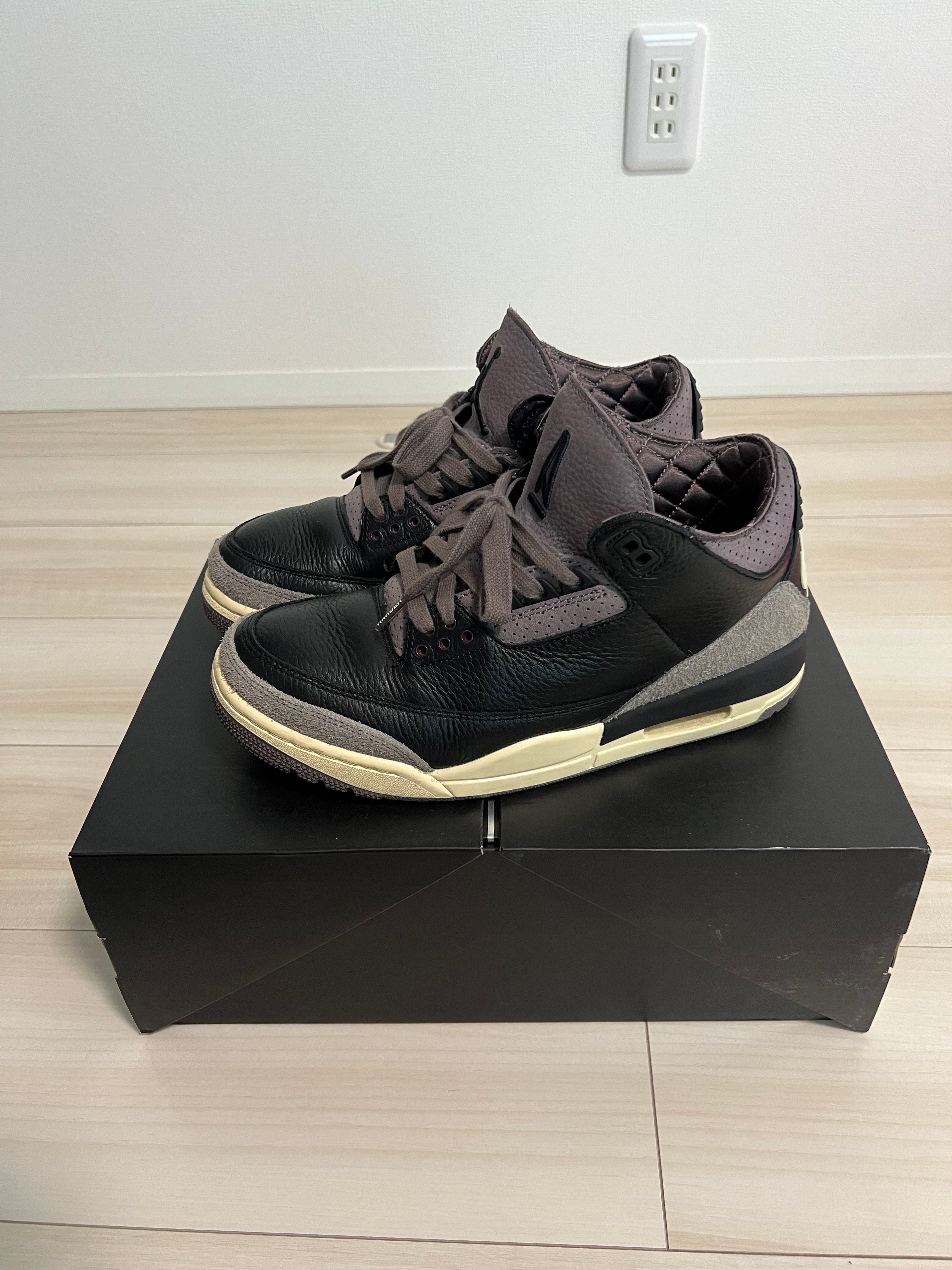 A Ma Maniere × Nike Women's Air Jordan 3 Retro OG SP "Black and Flat Pewter/WYWS"