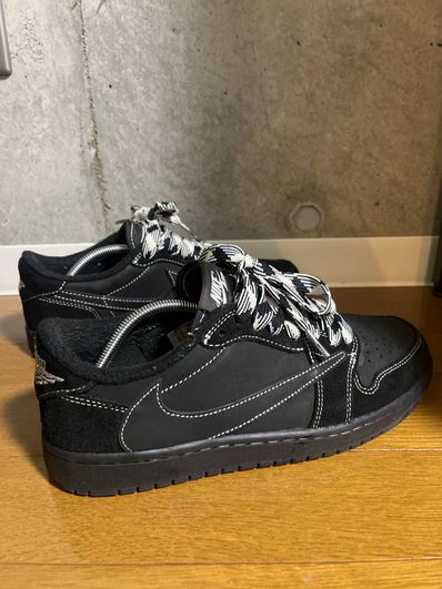 Travis Scott × Nike Air Jordan 1 Low OG SP "Black Phantom"