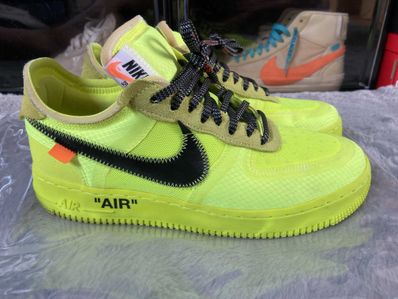 Off-White × Nike Air Force 1 Low "Volt"