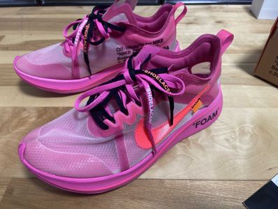 Off-White × Nike Zoom Fly "Pink"