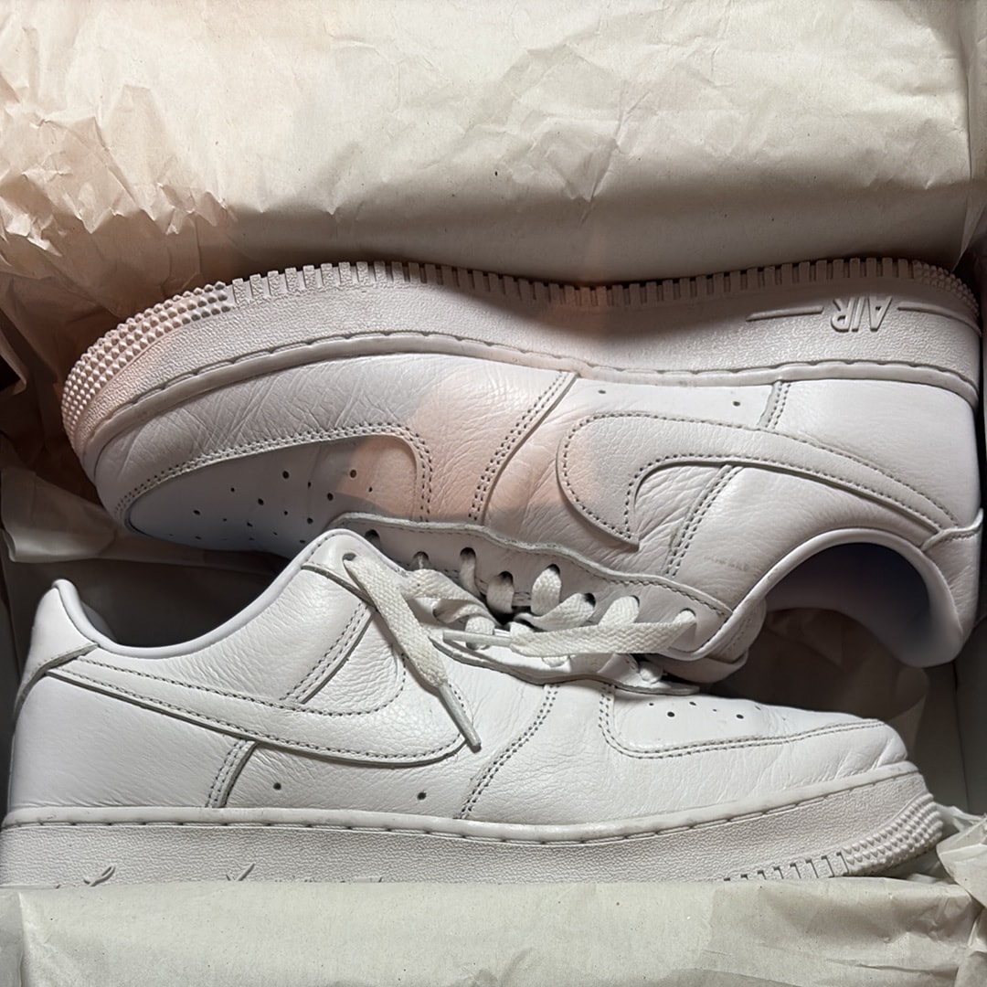 Drake NOCTA × Nike Air Force 1 Low "Love You Forver/White"