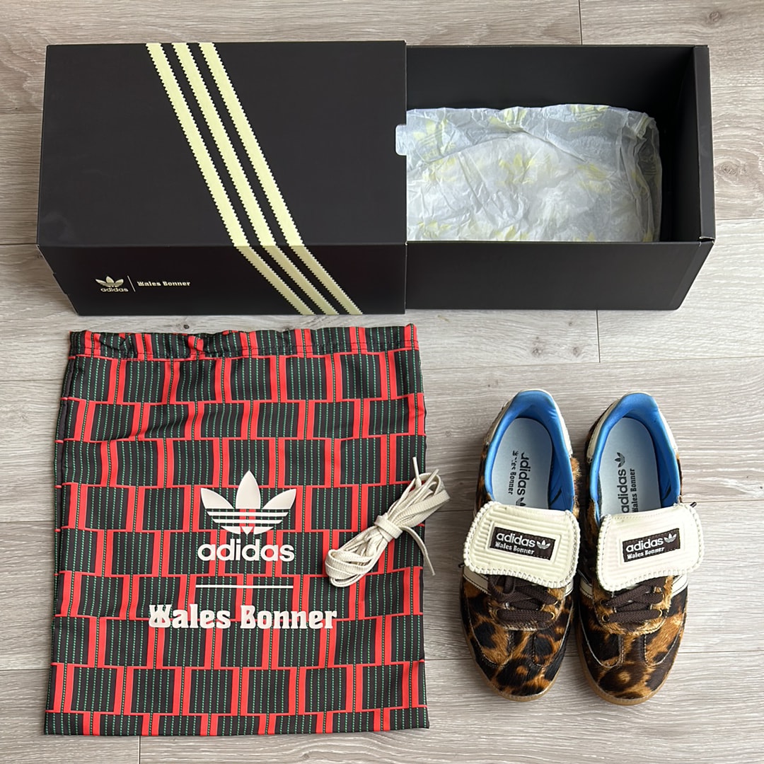 Wales Bonner × adidas Samba Pony Leo Low "Dark Brown/Cream White"