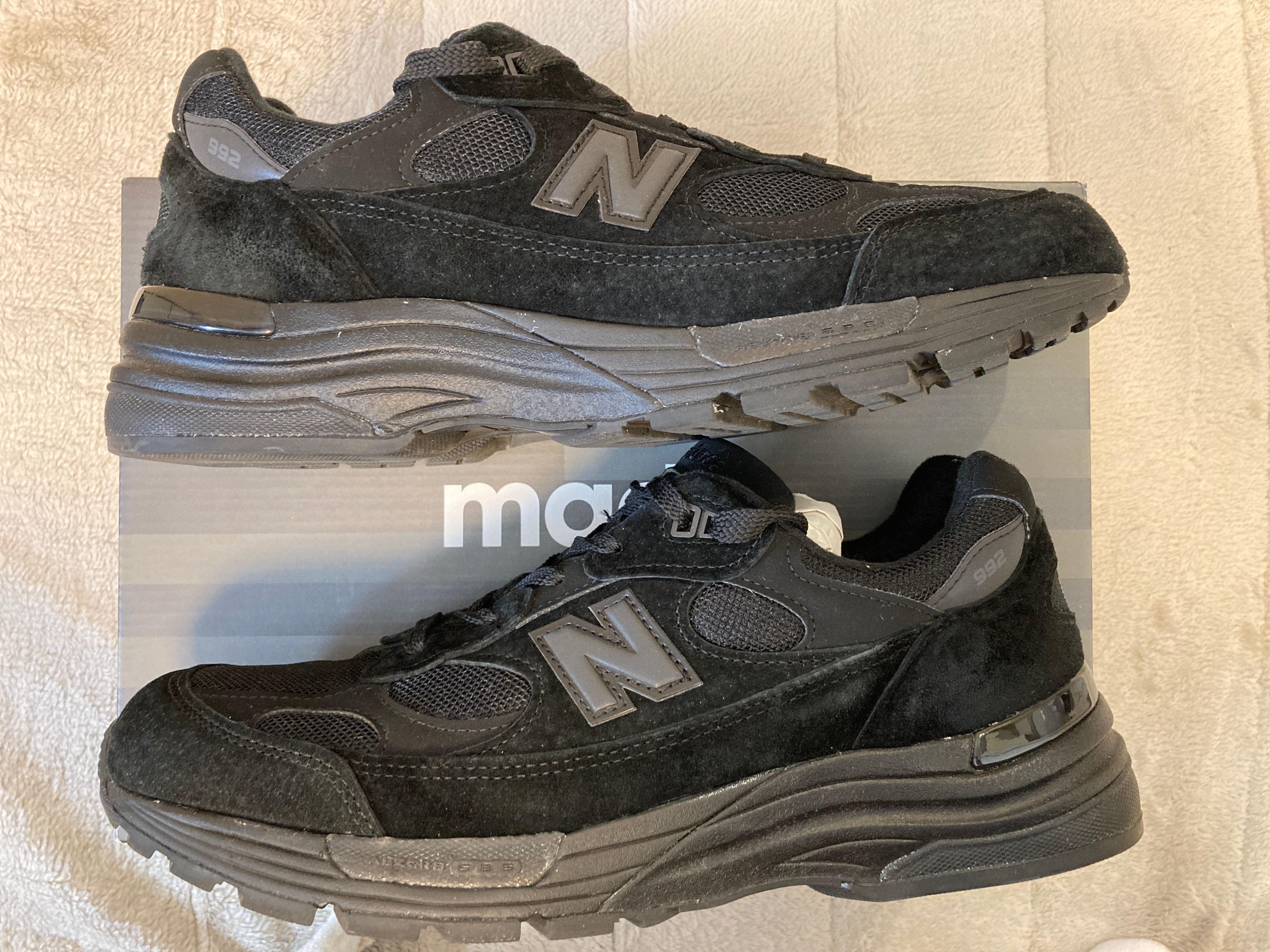 New Balance 992 "Triple Black"