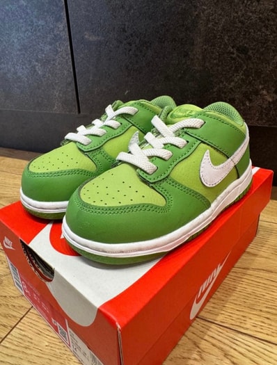 Nike TD Dunk Low "Chlorophyll/White/Vivid Green"
