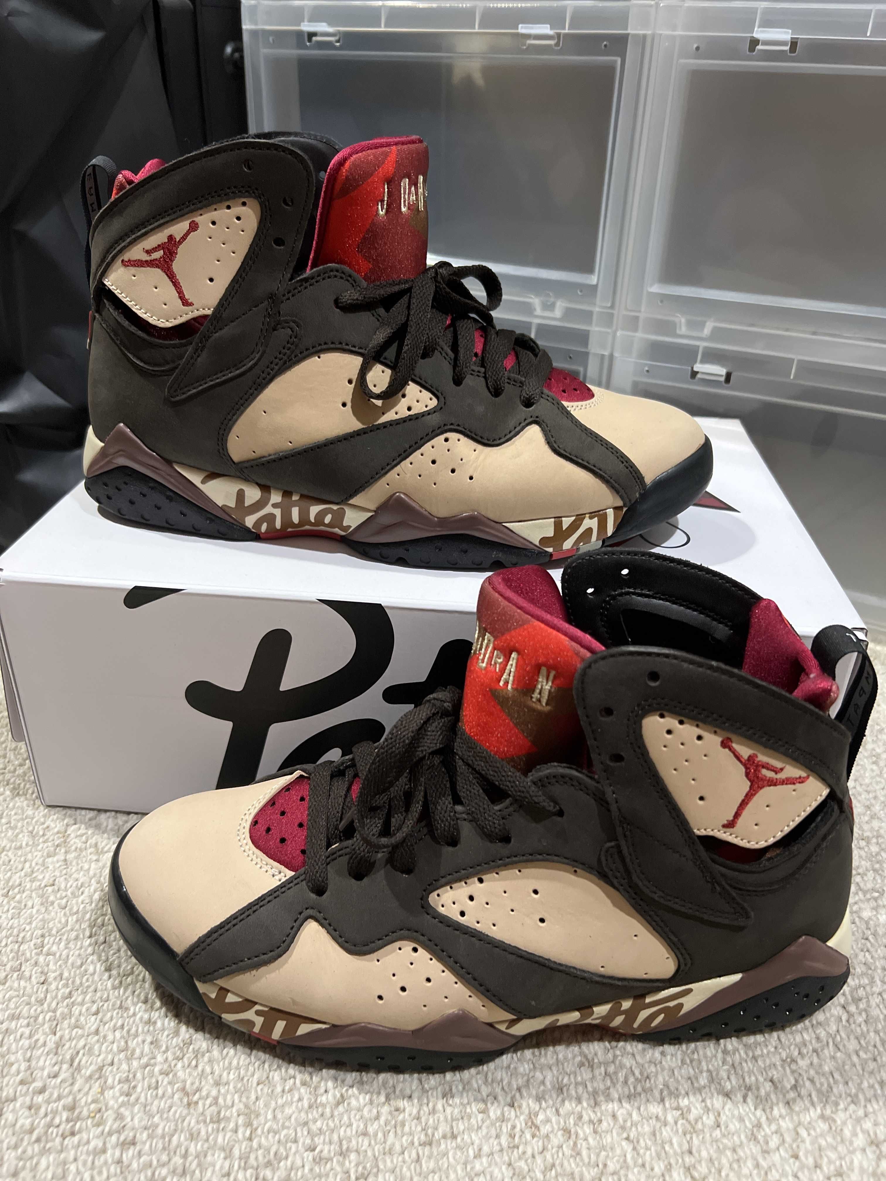 Patta × Nike Air Jordan 7 OG "Brown"