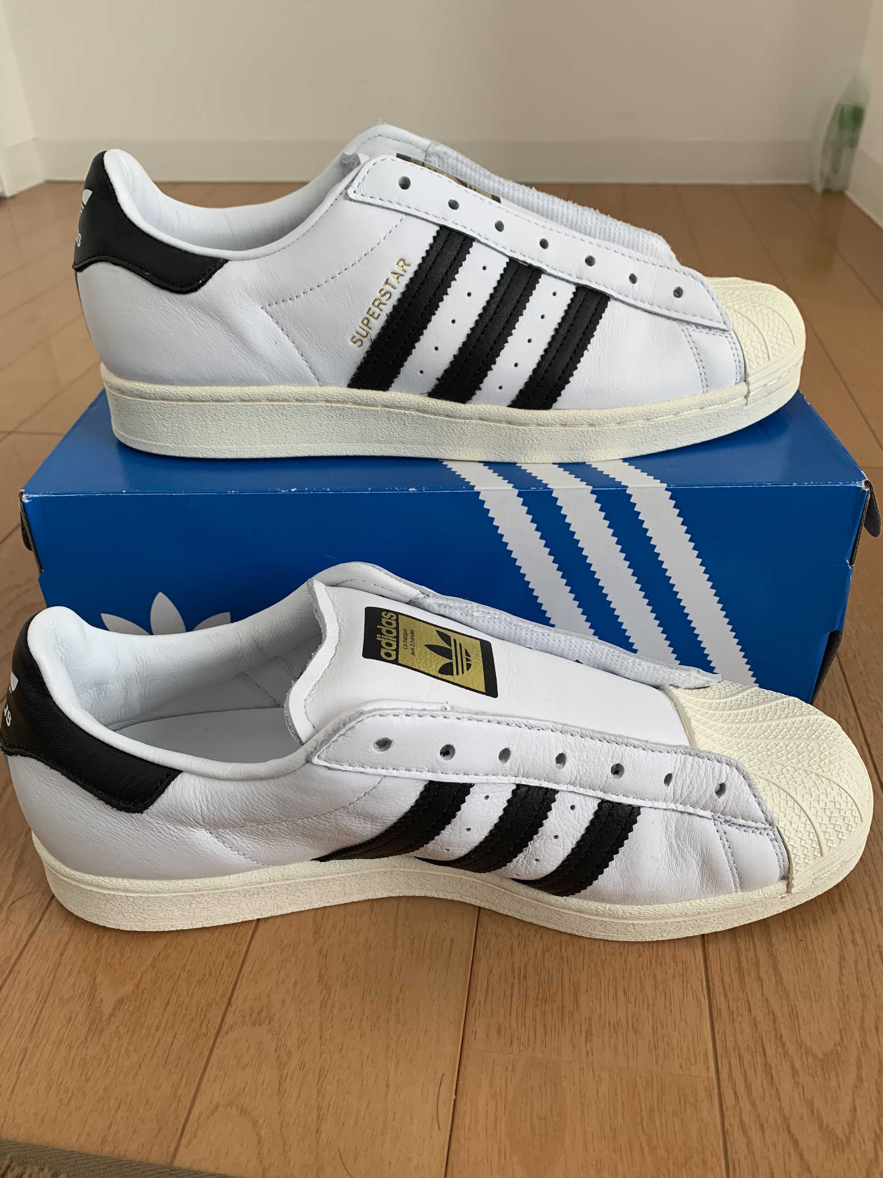 adidas Superstar Laceless "Cloud White/Core Black"