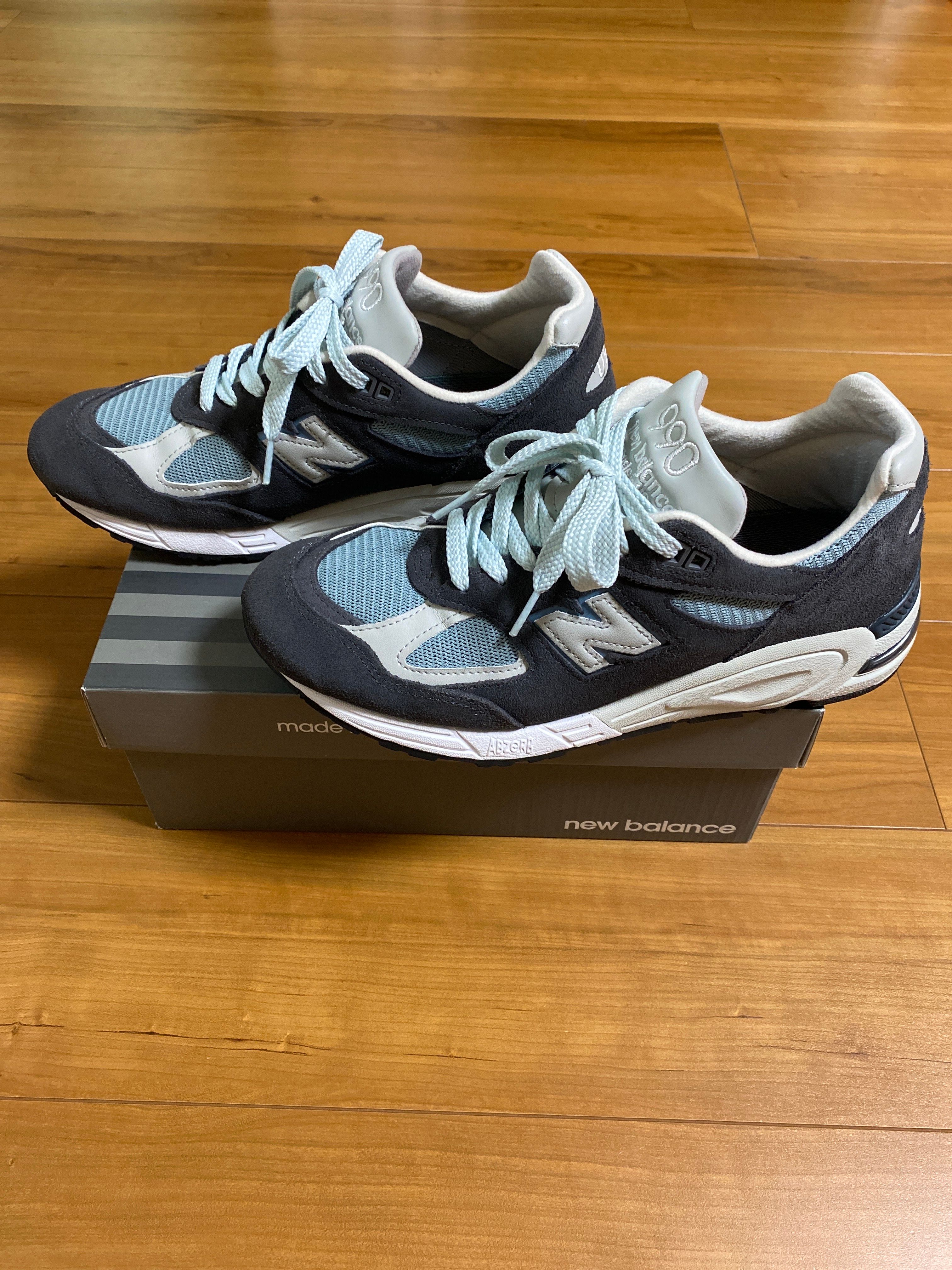 KITH Ronnie Fieg × New Balance 990V2 "Steel Blue"